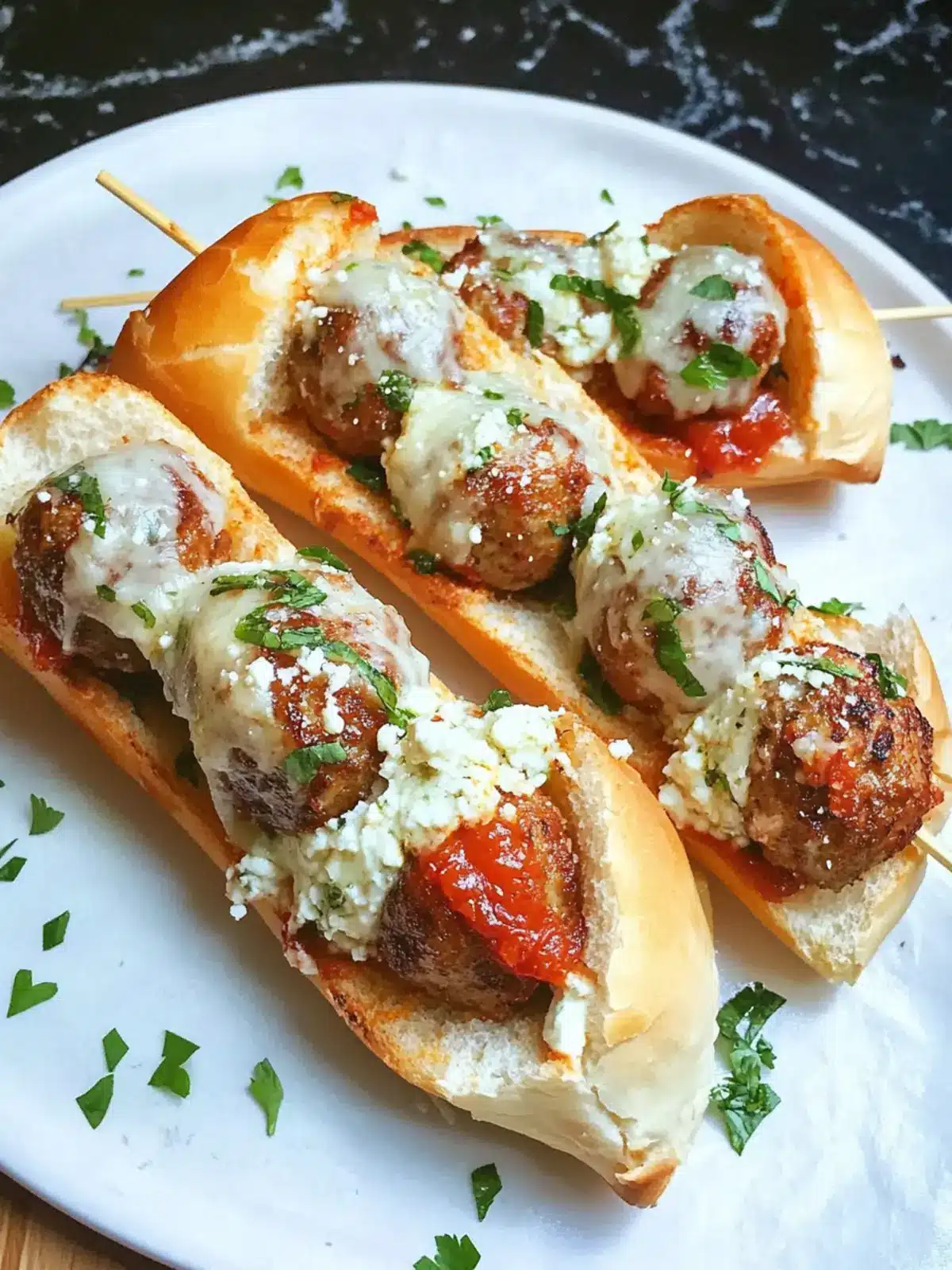 Meatball Subs on a Stick: A Cheesy Family-Friendly Delight 4 Meatball Subs on a Stick