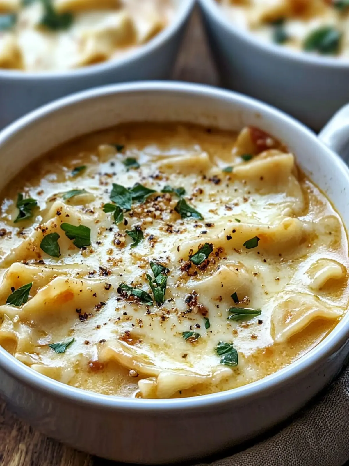 Creamy Alfredo Lasagna Soup: Comfort in Every Bowl 4 Alfredo Lasagna Soup