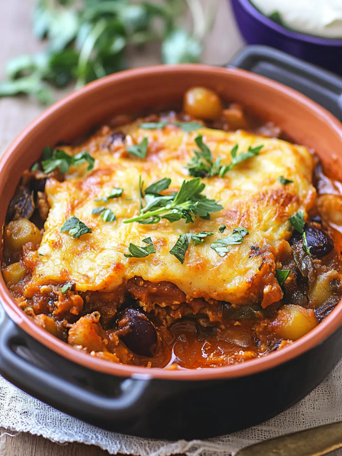 Delicious Lebanese Moussaka (Maghmour) with Fresh Summer Veggies 2 Lebanese Moussaka (Maghmour)