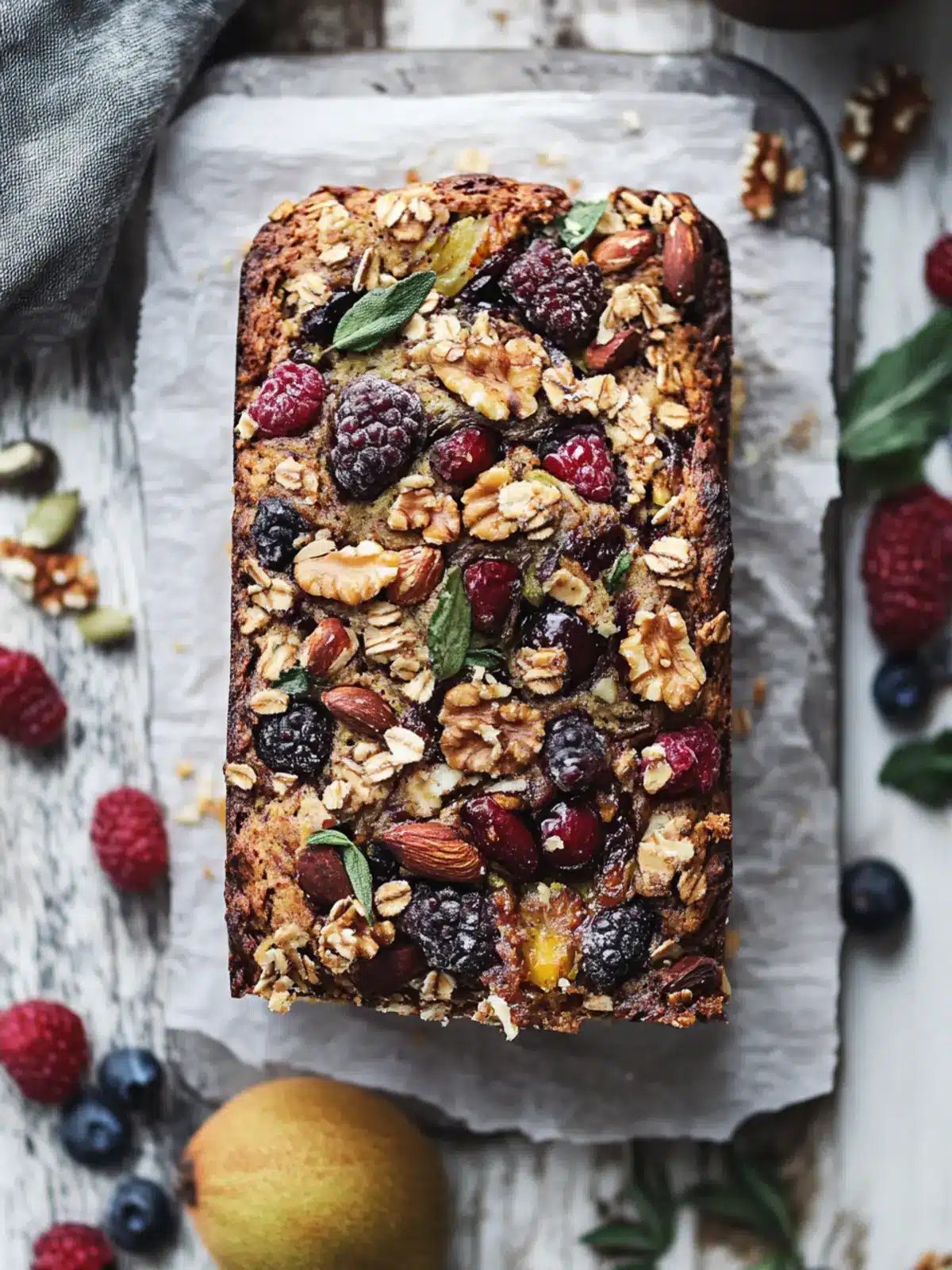 Delicious Vegan Fruit, Veggie and Nut Breakfast Bread Bliss 4 Vegan Fruit, Veggie and Nut Breakfast Bread