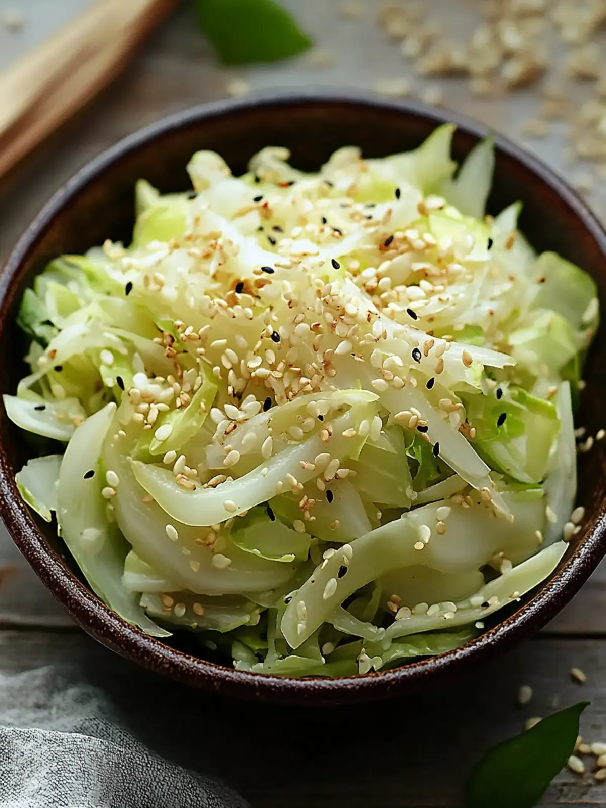 Elevate Your Meals with Quick Ginger Sesame Cabbage Delight 3 Ginger Sesame Cabbage
