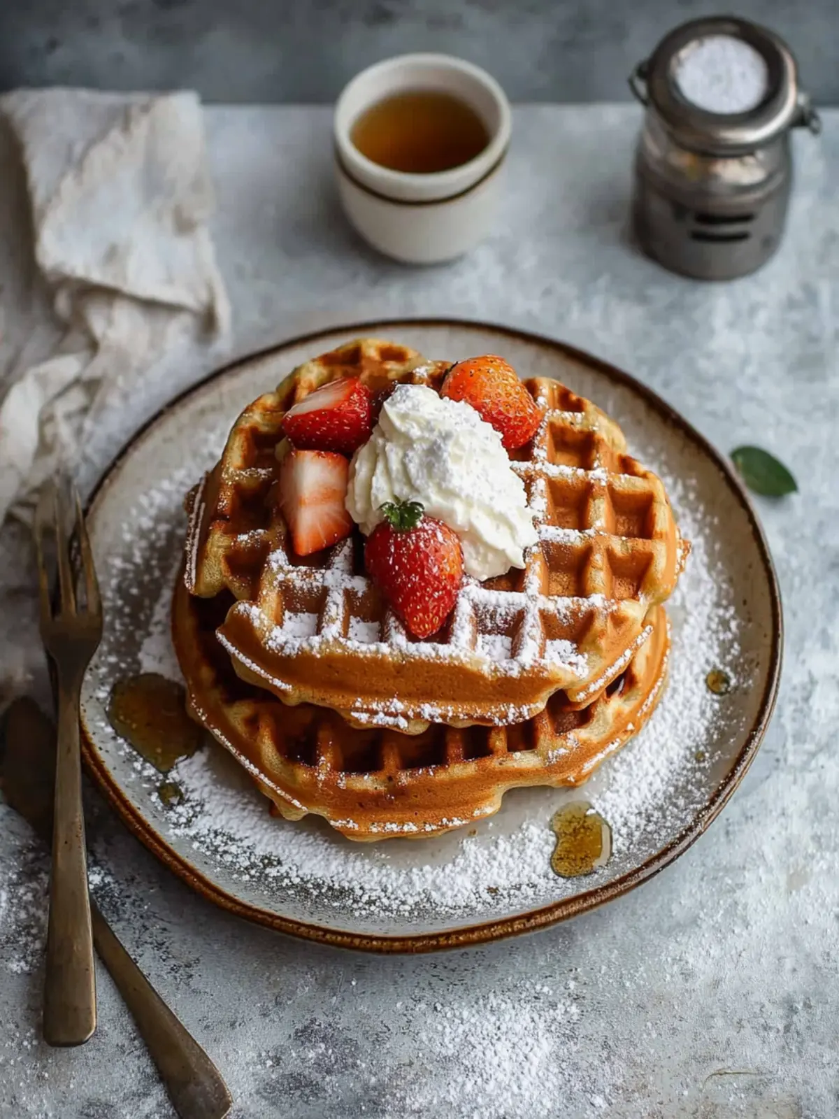 Gingerbread Waffles: A Cozy Holiday Morning Delight 2 Gingerbread Waffles