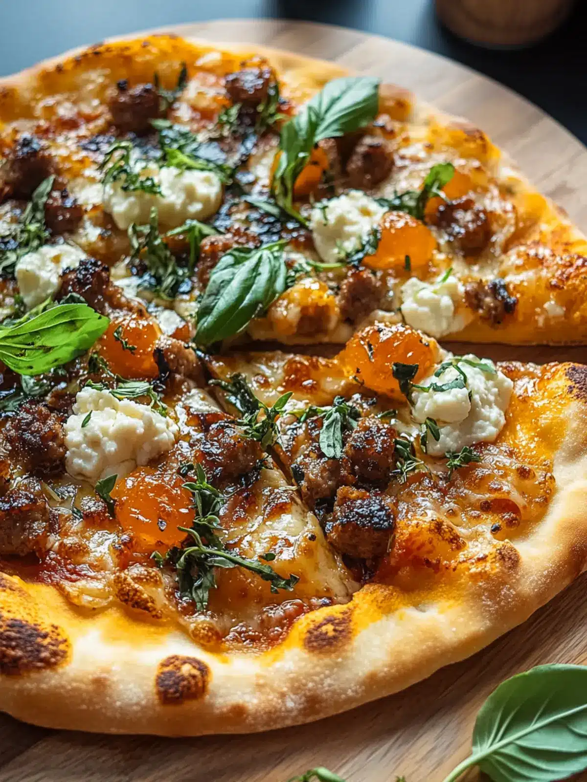 Savor Homemade Sausage Ricotta Honey Hot Pizza Today! 5 Sausage Ricotta Honey Hot Pizza