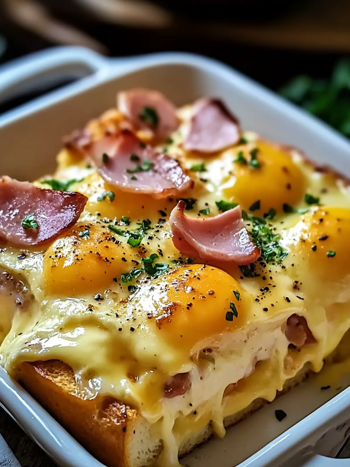 Overnight Eggs Benedict Casserole for Effortless Brunch Joy 2 Overnight Eggs Benedict Casserole