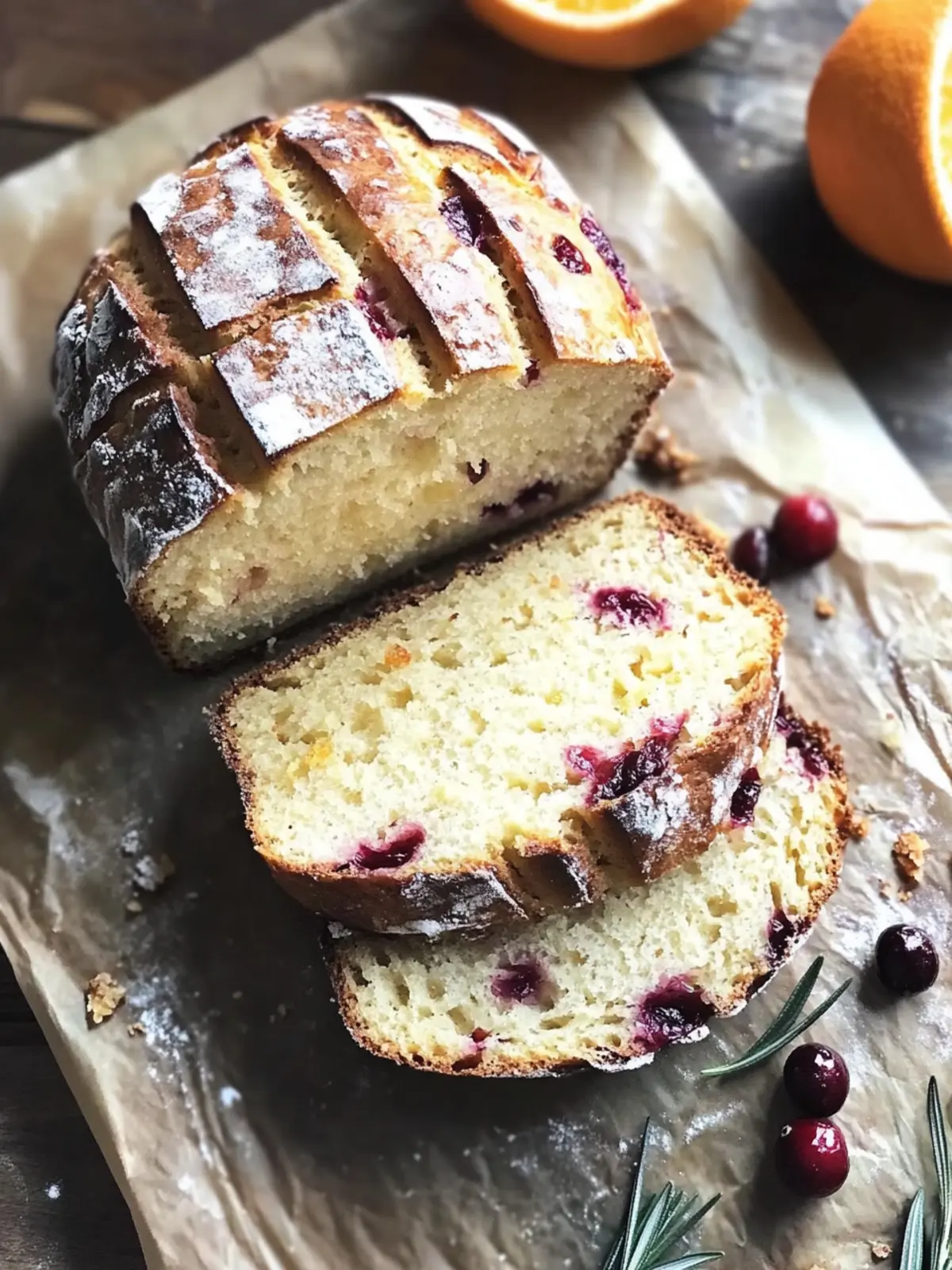 Irresistible Gluten-Free Orange Cranberry Rosemary Bread Recipe 5 Gluten-Free Orange Cranberry Rosemary Bread