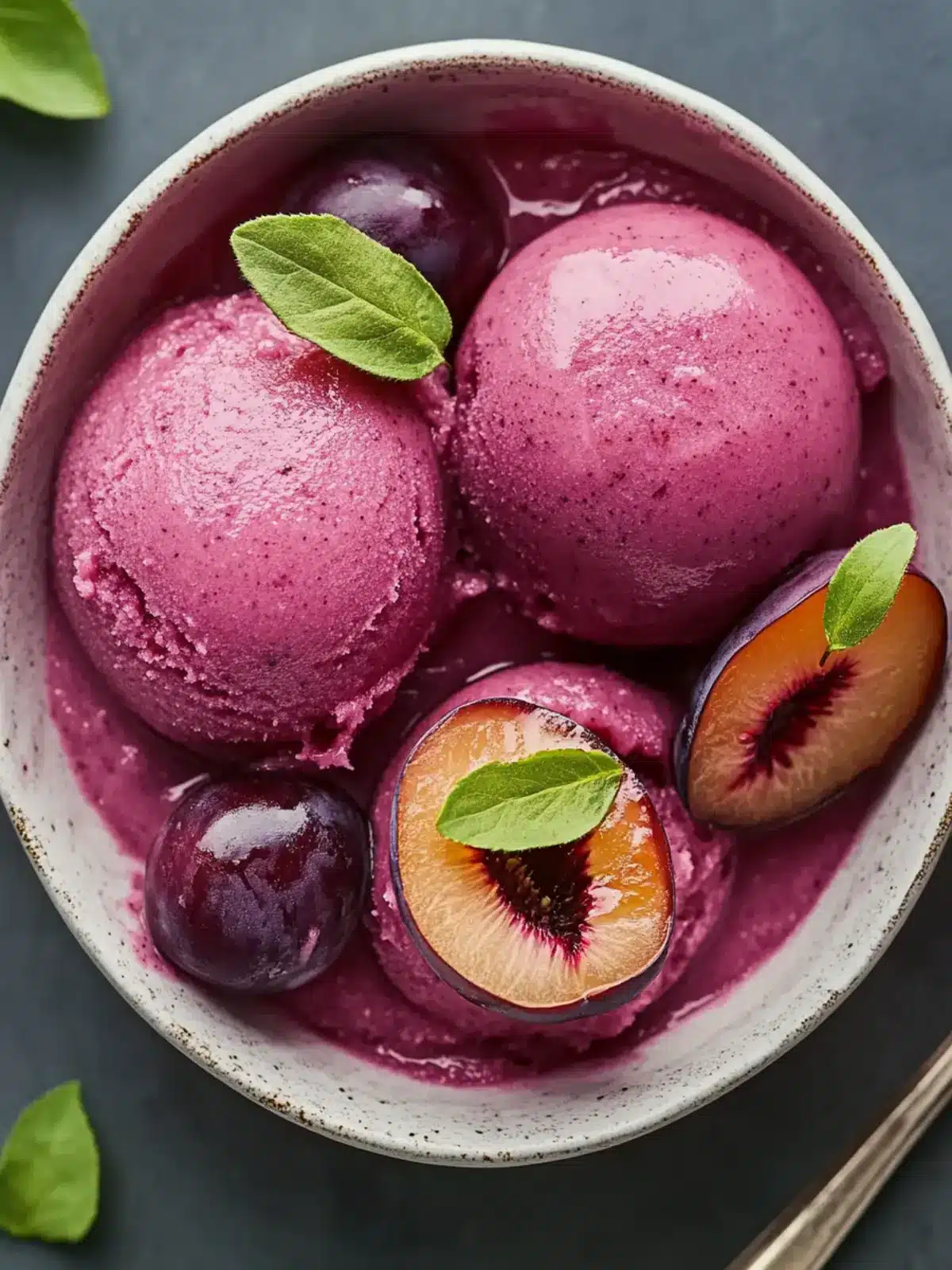 Zesty Cardamom Plum Sorbet: Your Perfect Vegan Treat 4 Cardamom Plum Sorbet