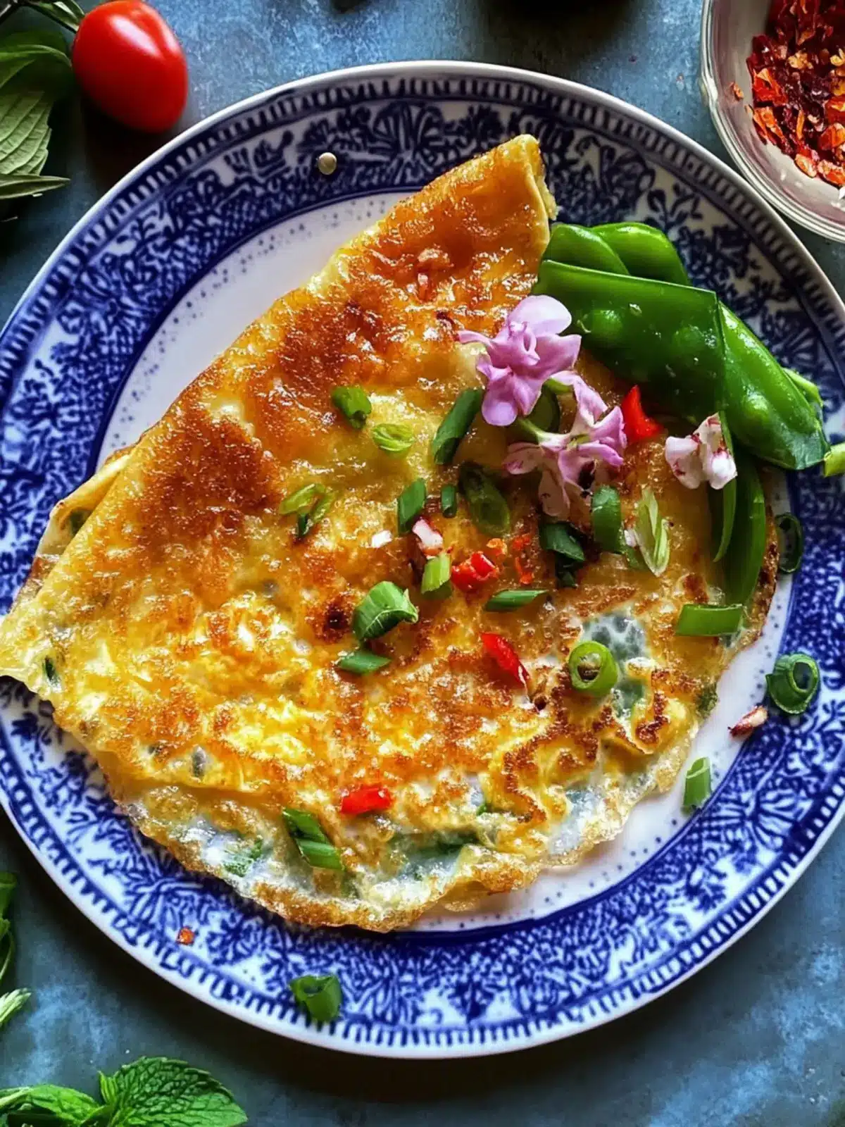 Crispy Rice Paper Omelette: A Quick Breakfast You’ll Love 2 CRISPY Rice Paper Omelette