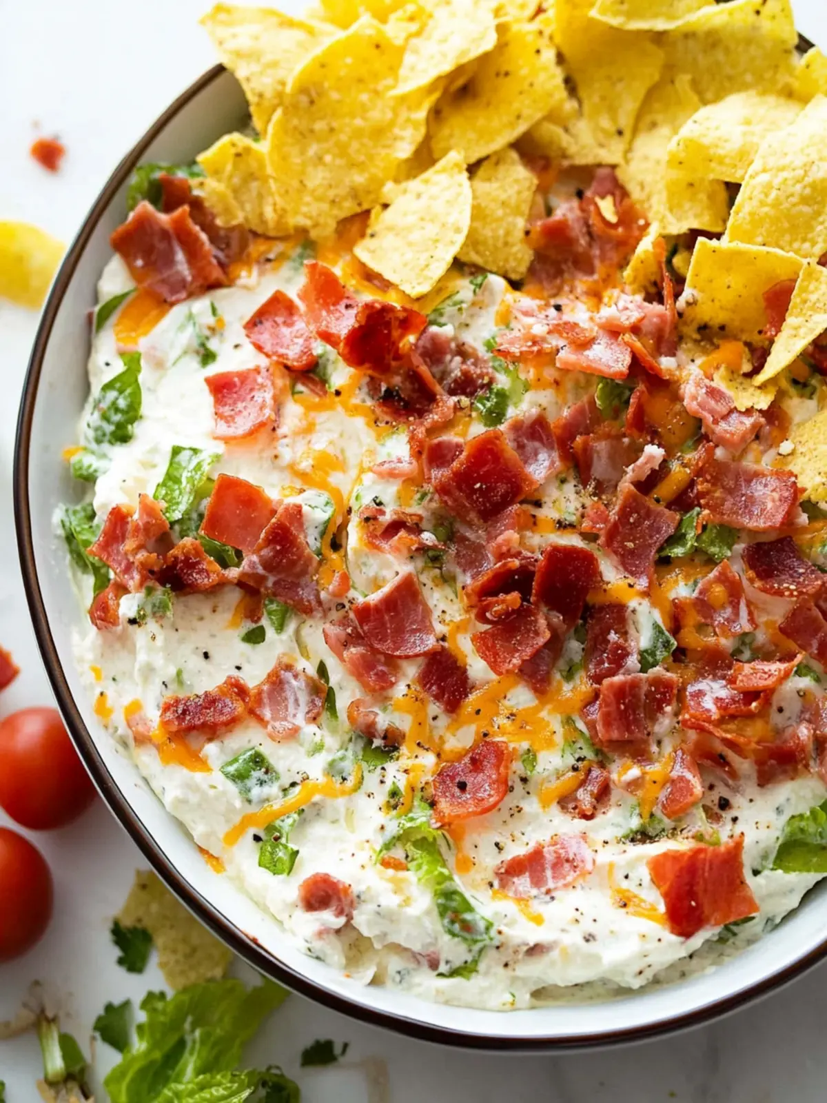Irresistible BLT Dip Recipe for Your Next Gathering 4 BLT Dip