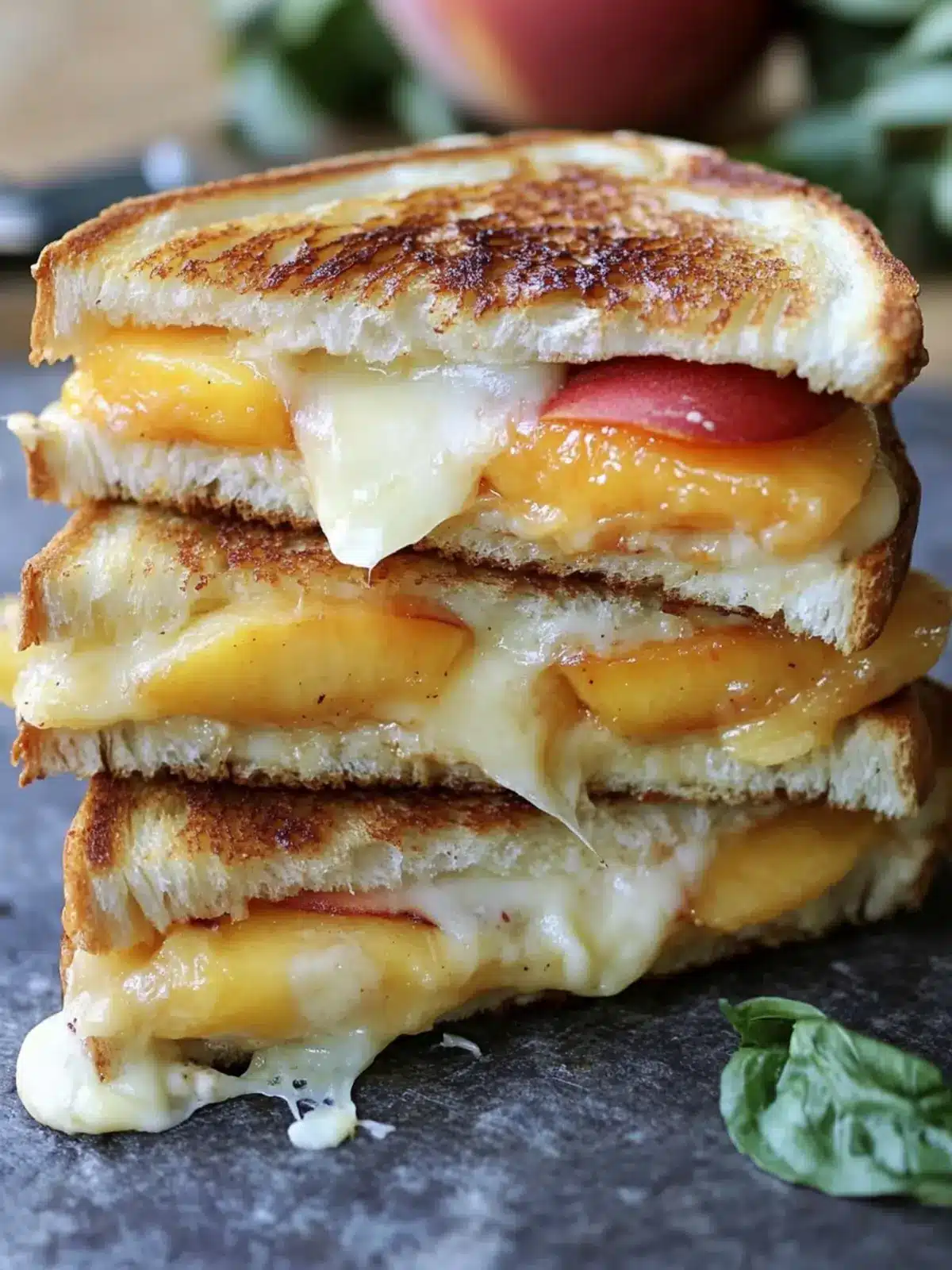 Mouthwatering Peach & Brie Grilled Cheese for Summer Bliss 5 Peach & Brie Grilled Cheese