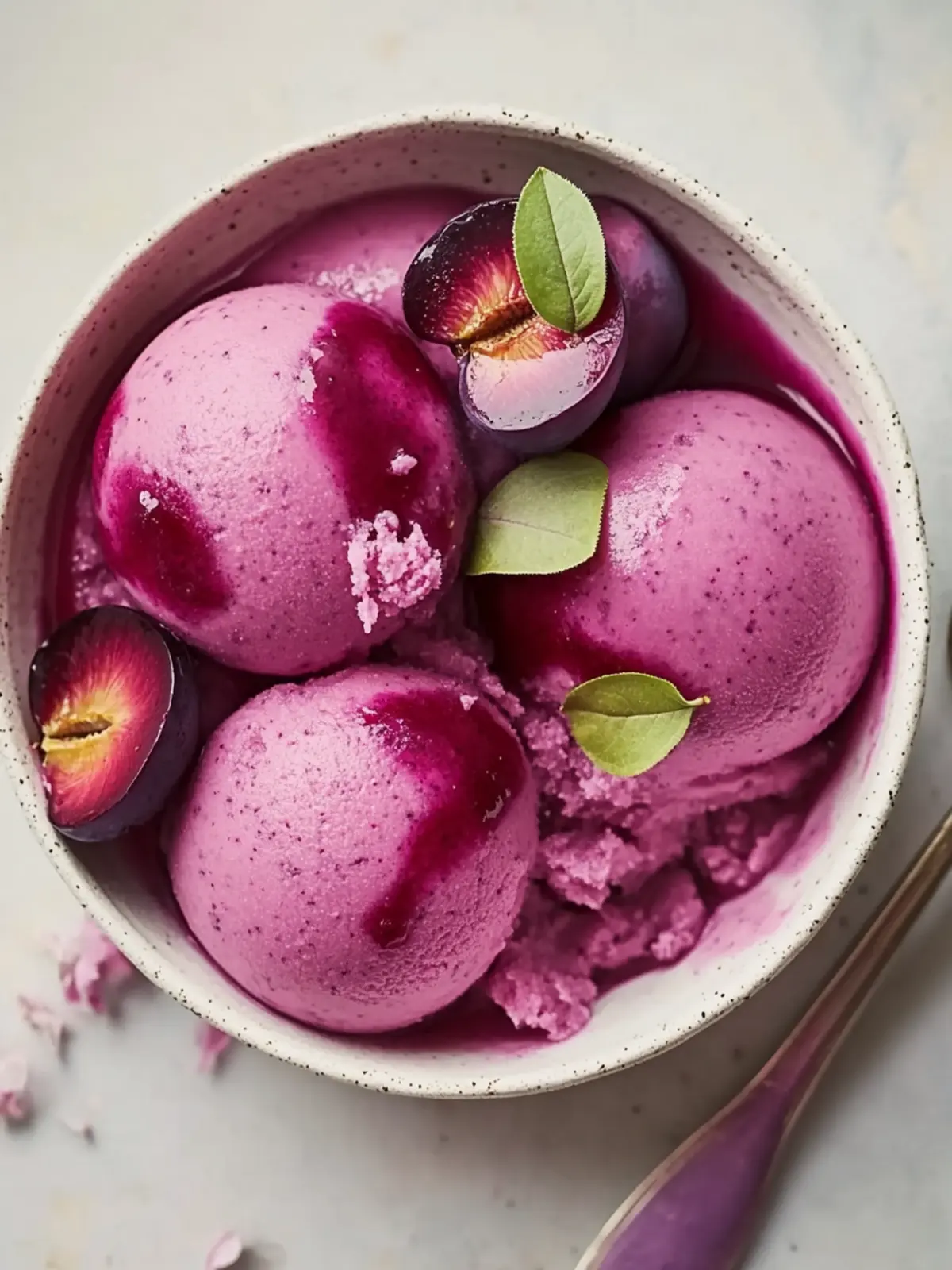 Zesty Cardamom Plum Sorbet: Your Perfect Vegan Treat 5 Cardamom Plum Sorbet