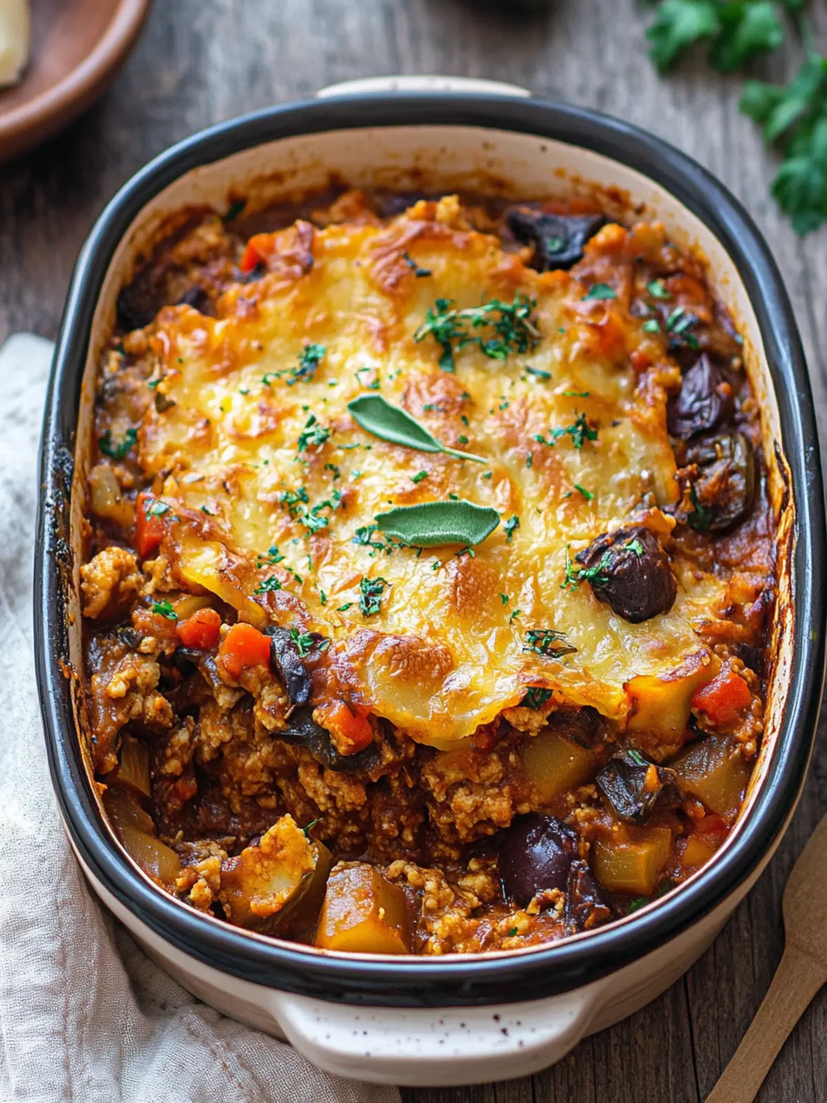 Delicious Lebanese Moussaka (Maghmour) with Fresh Summer Veggies 4 Lebanese Moussaka (Maghmour)