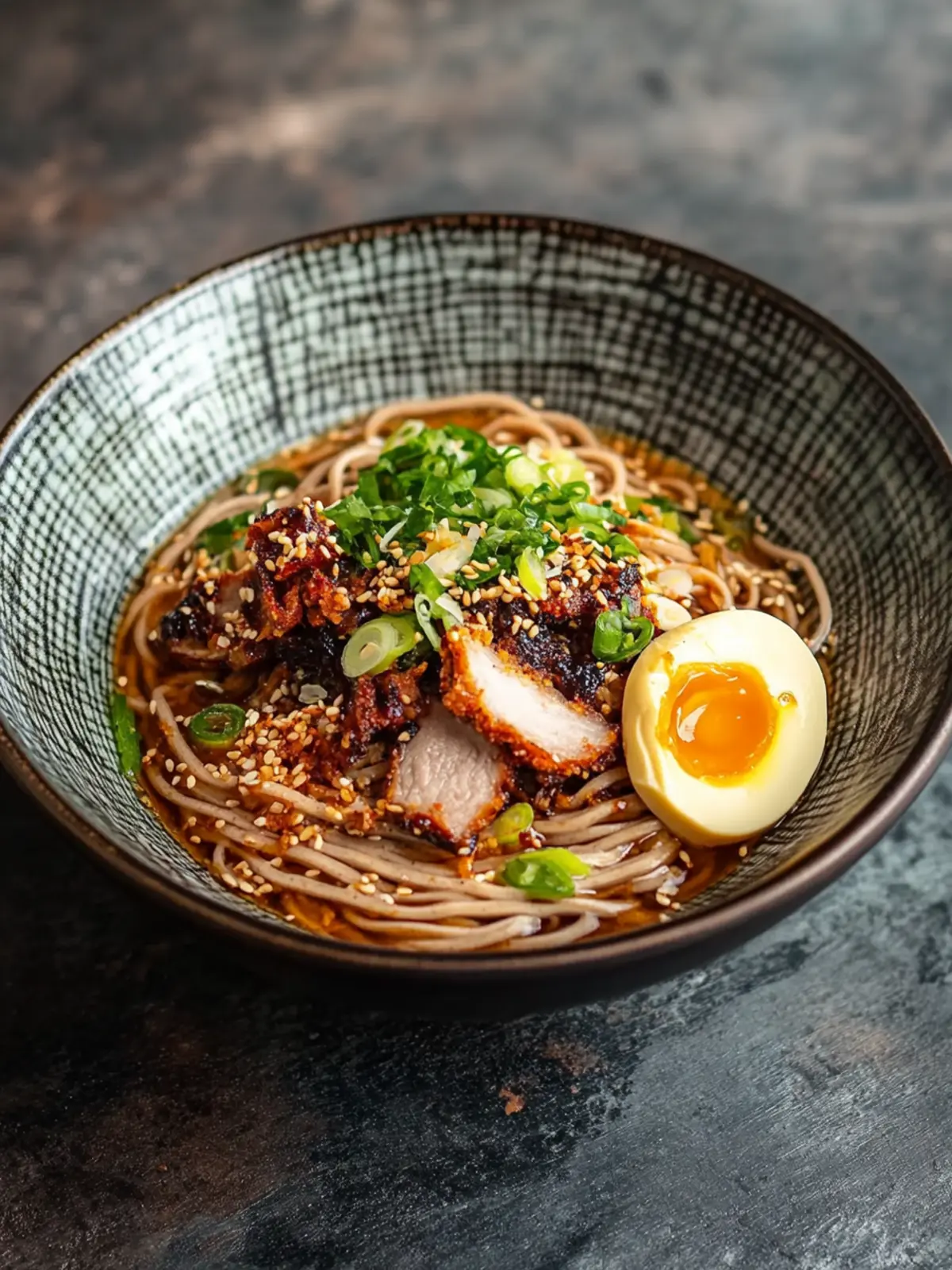 Creamy Miso Soba Noodles with Fried Pork for Cozy Nights 2 Creamy miso soba noodles with fried pork