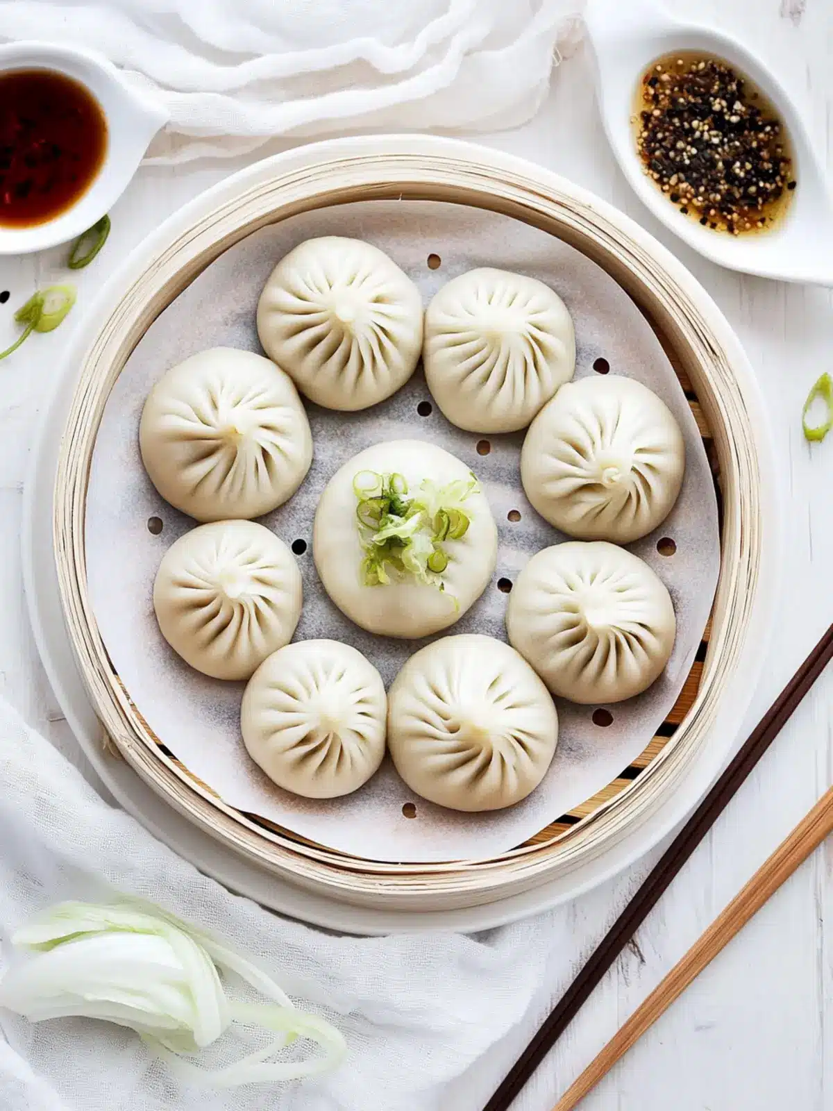 Savory Pork & Cabbage Steamed Buns for Your Cozy Meals 4 Pork & Cabbage Steamed Buns