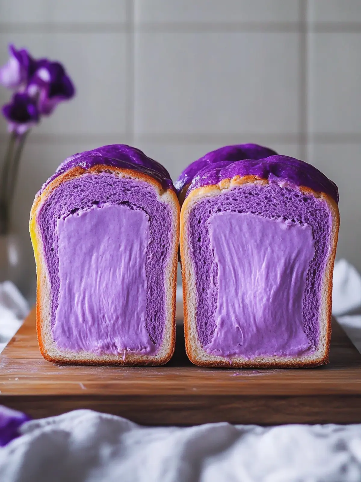 Fluffy Ube Milk Bread (Tangzhong) You'll Adore Making 5 Ube Milk Bread (Tangzhong)