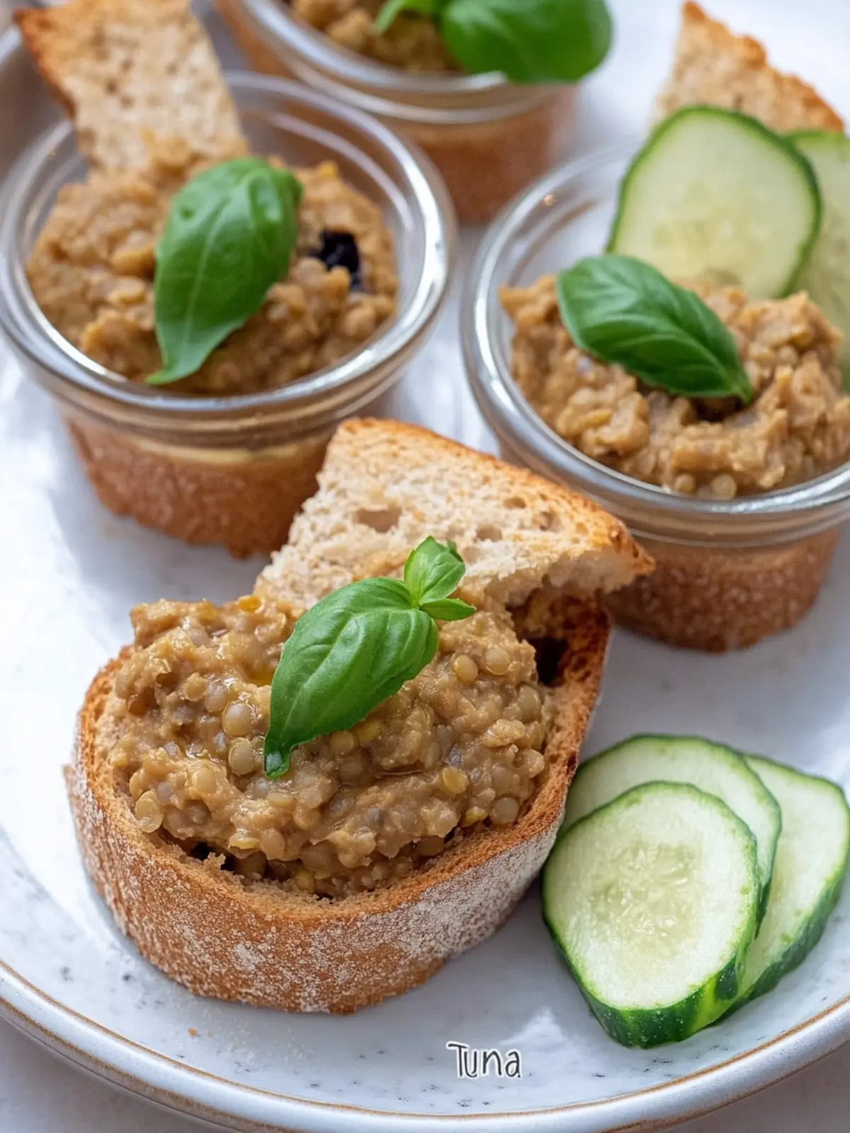 Savory Vegan Lentil Tuna Spread for Delicious Dips and Sandwiches 4 Vegan Lentil “Tuna” Spread