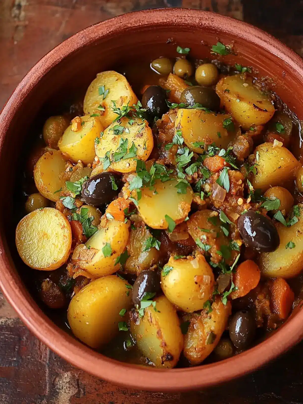 Delicious Potato, Olive and Preserved Lemon Tagine Recipe 4 Potato, olive and preserved lemon tagine