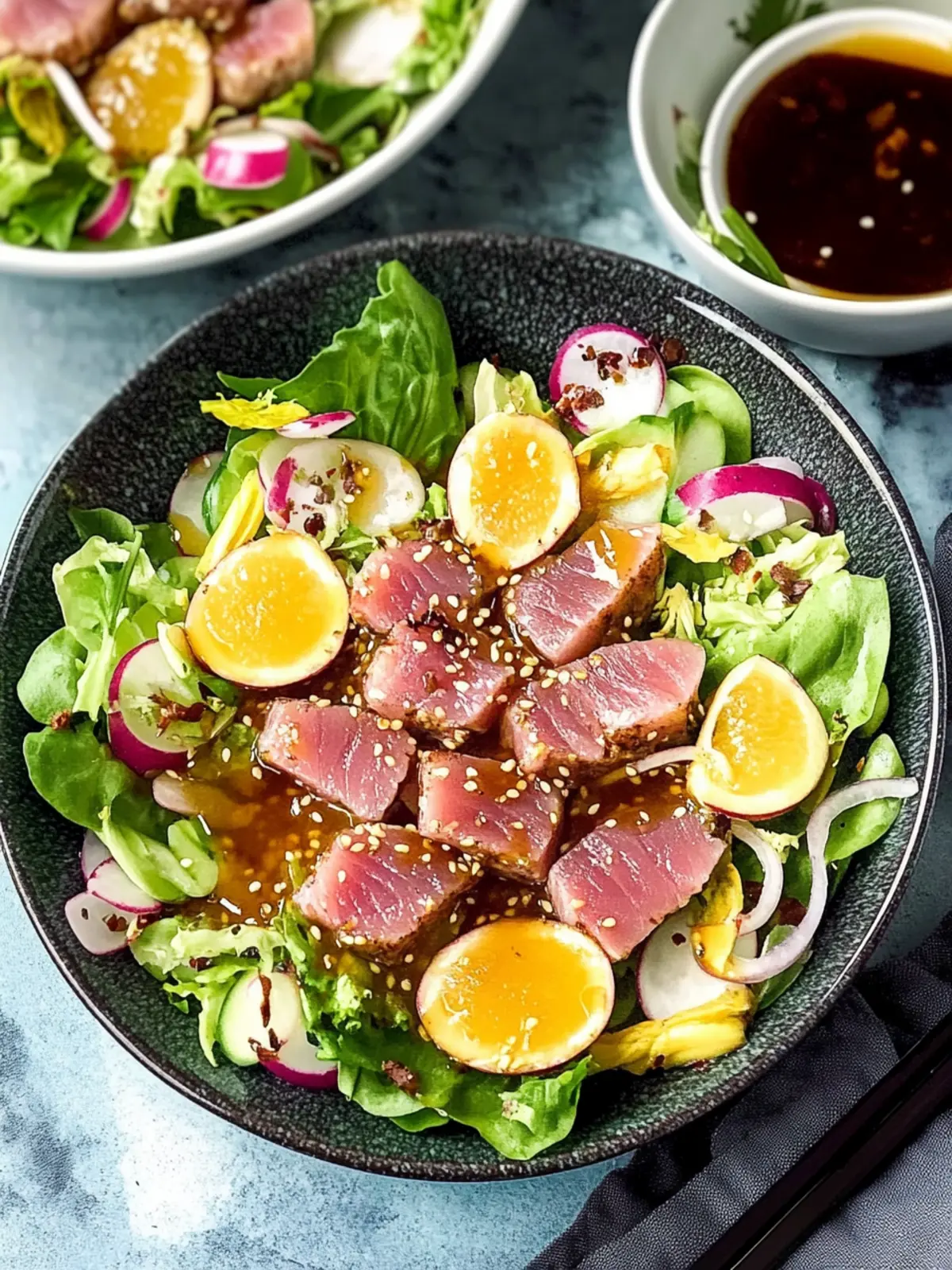 Zesty Seared Ahi Tuna Salad for Fresh Flavor Lovers 2 Seared Ahi Tuna Salad