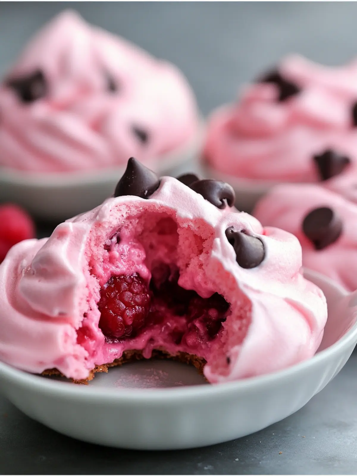 Raspberry Chocolate Chip Meringue Cookies That Melt in Your Mouth 4 Raspberry Chocolate Chip Meringue Cookies