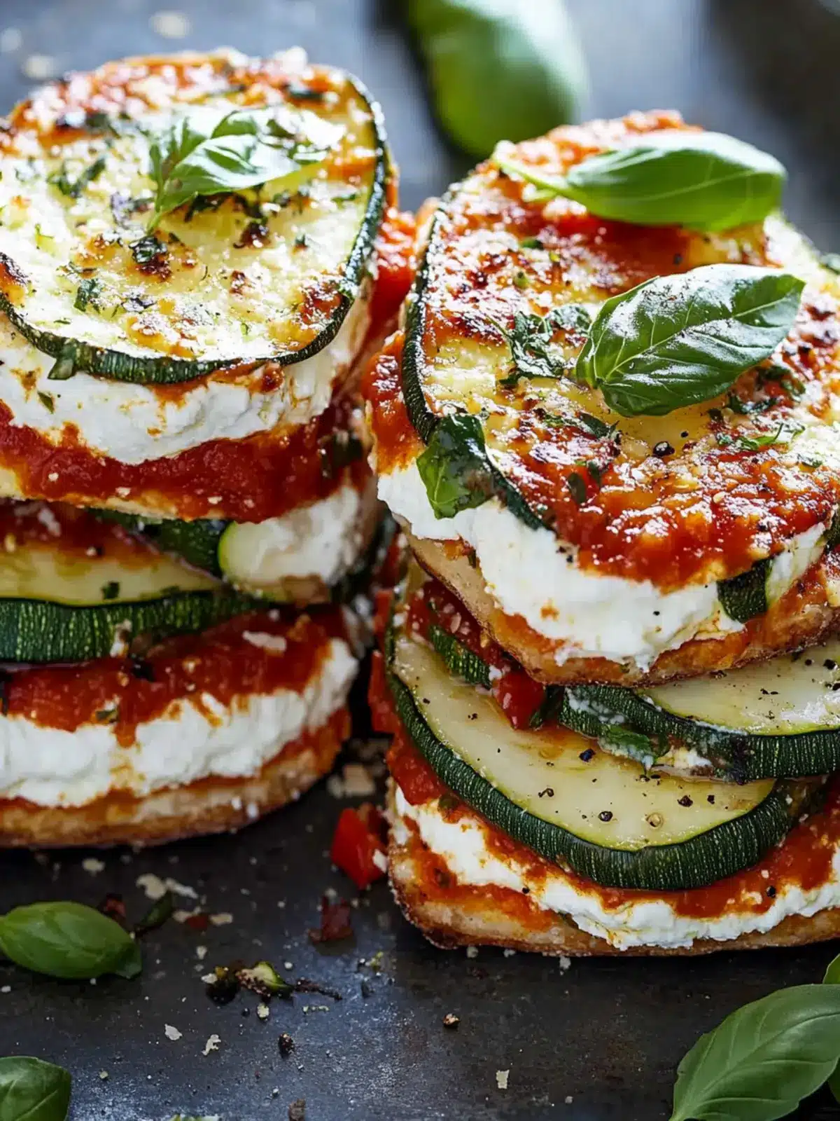 Zucchini Ricotta Marinara Melts for Cozy Comfort Food Nights 3 Zucchini Ricotta Marinara Melts