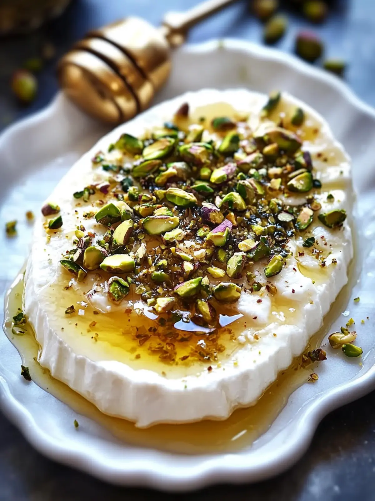 Elegant Boursin Cheese Appetizer with Honey and Pistachios Bliss 3 Elegant Boursin Cheese Appetizer with Honey and Pistachios