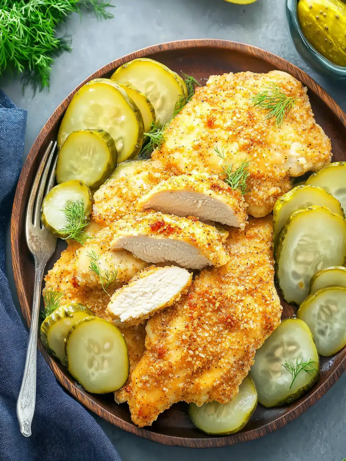 Dill Pickle Chicken: A Crunchy, Zesty Twist for Dinner Bliss 3 Dill Pickle Chicken