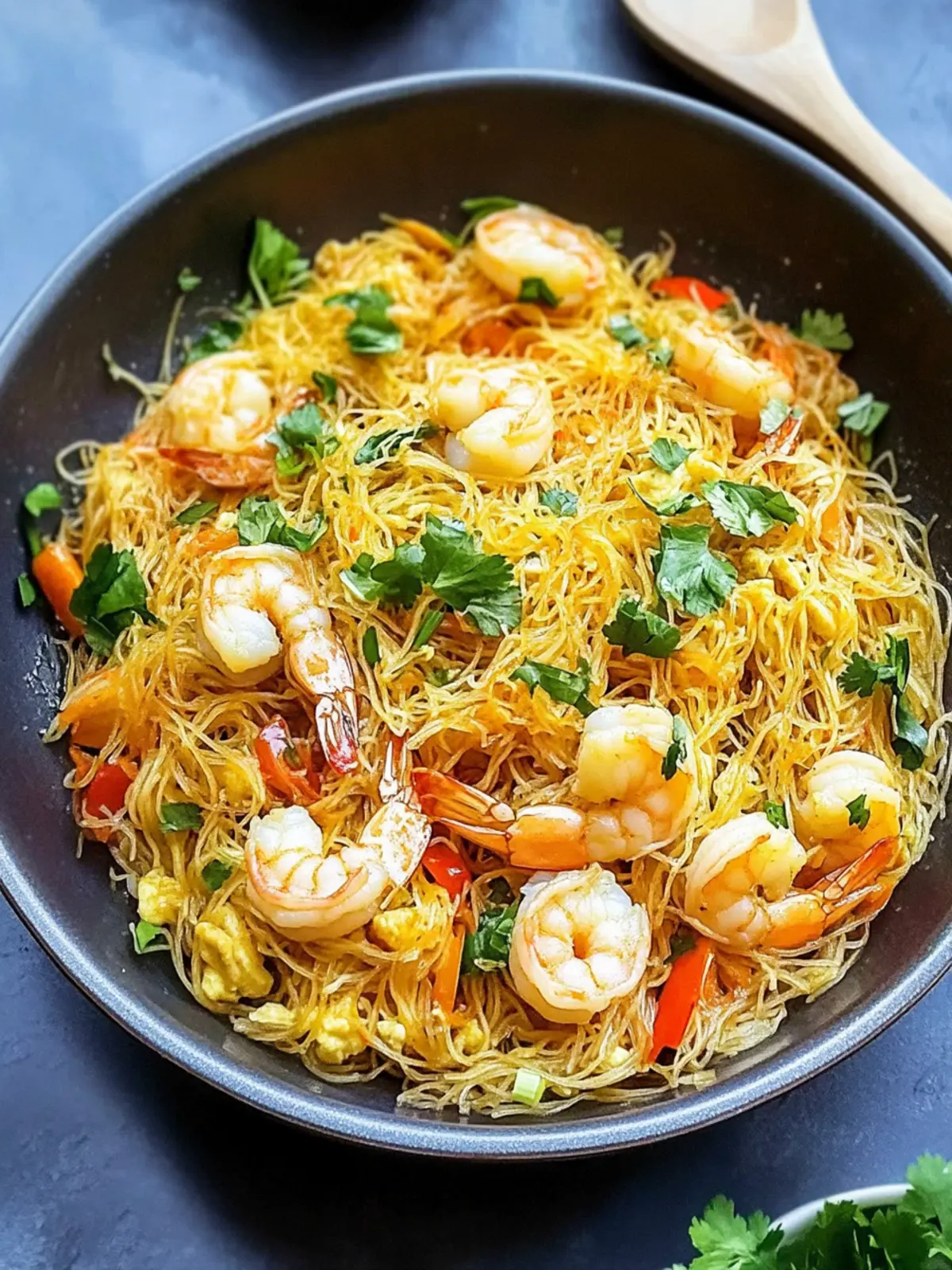 Savory Singapore Noodles with Shrimp for a Flavorful Feast 2 Singapore Noodles with Shrimp