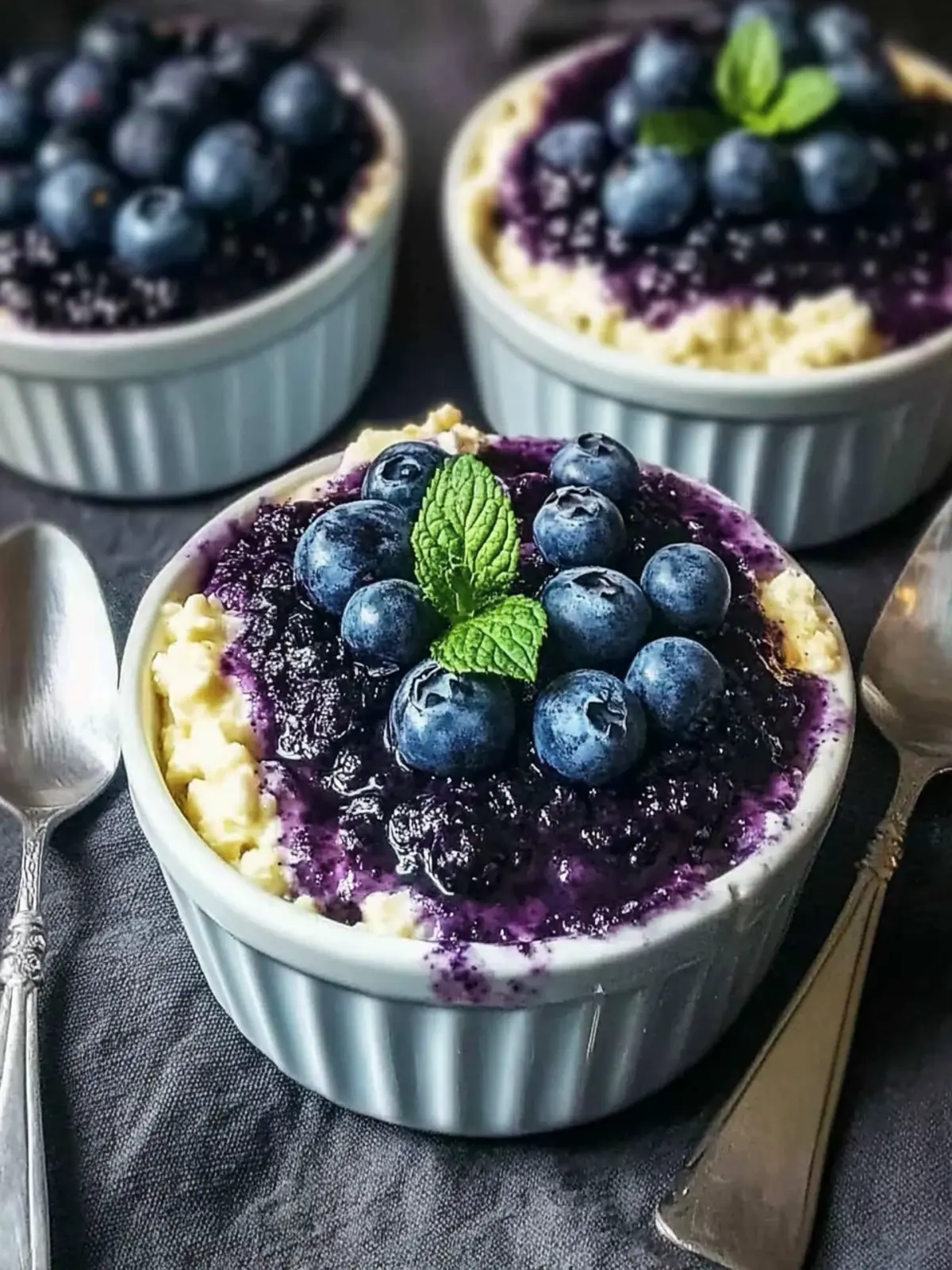 Baked Blueberry Cottage Cheese Bowls for a Power Breakfast 2 Baked Blueberry Cottage Cheese Bowls
