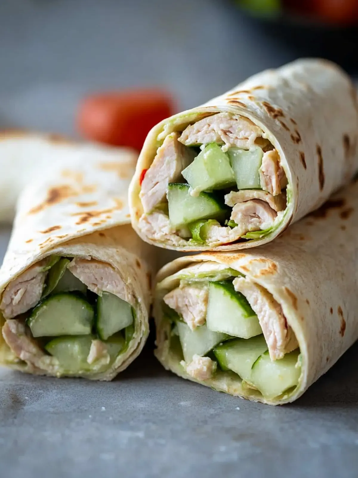 Fresh Cucumber Ranch Turkey Tortilla Wrap in Just 15 Minutes 2 Cucumber Ranch Turkey Tortilla Wrap