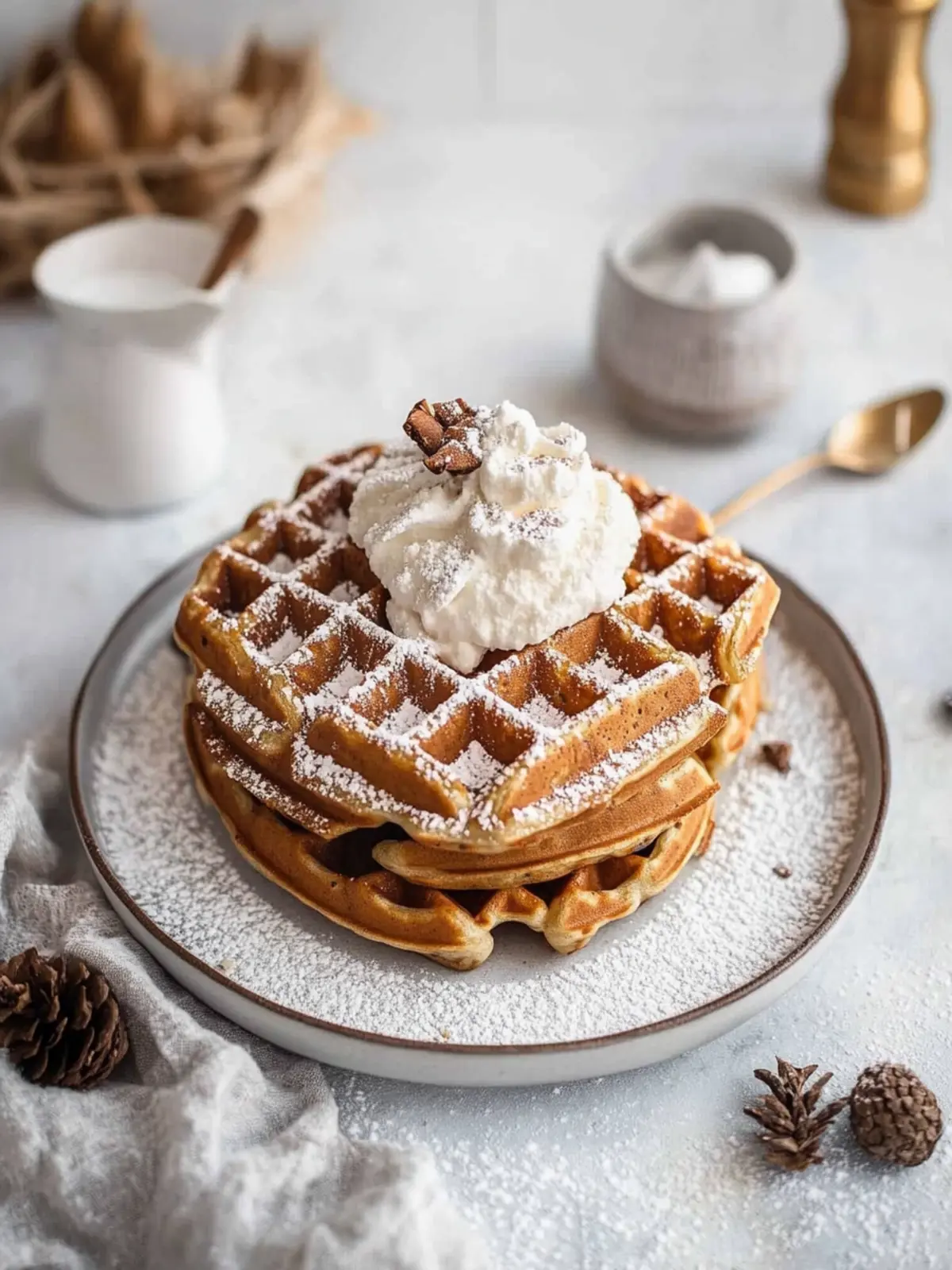 Gingerbread Waffles: A Cozy Holiday Morning Delight 5 Gingerbread Waffles