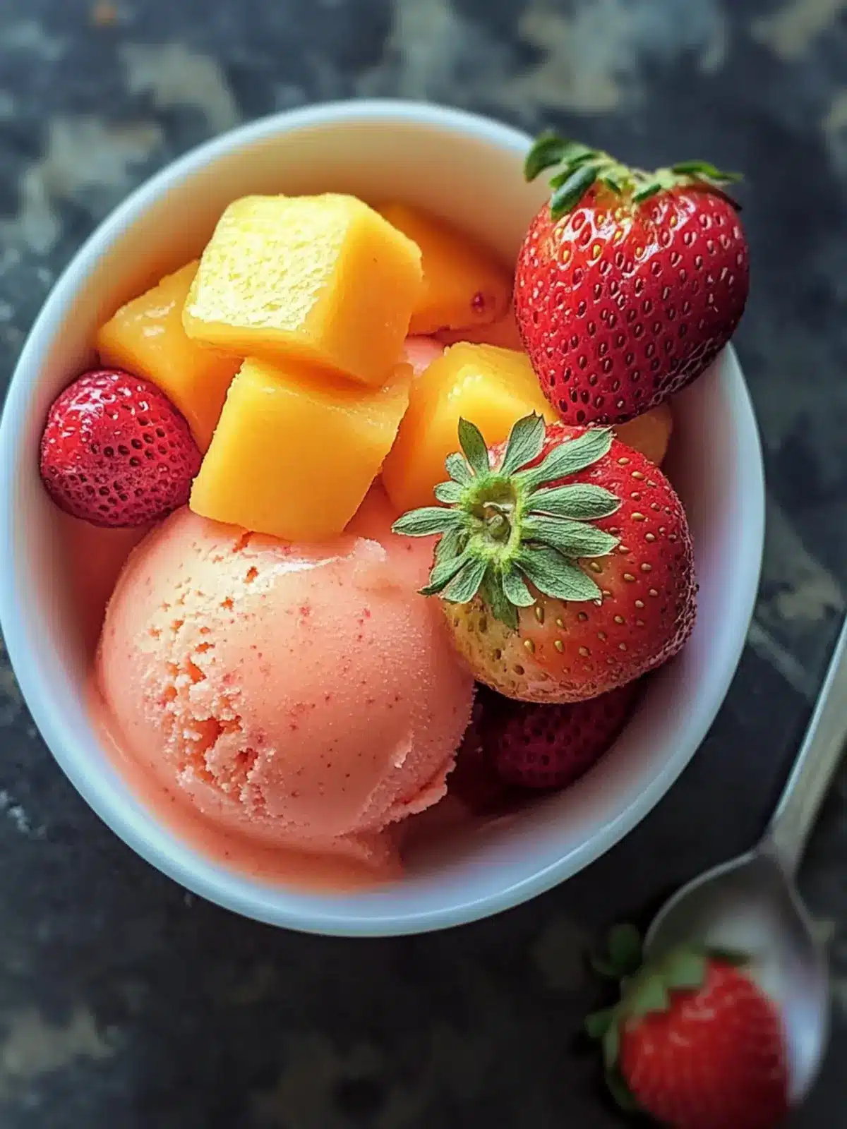Mango Strawberry Sorbet: Your Ultimate Vegan Summer Treat 4 Mango Strawberry Sorbet
