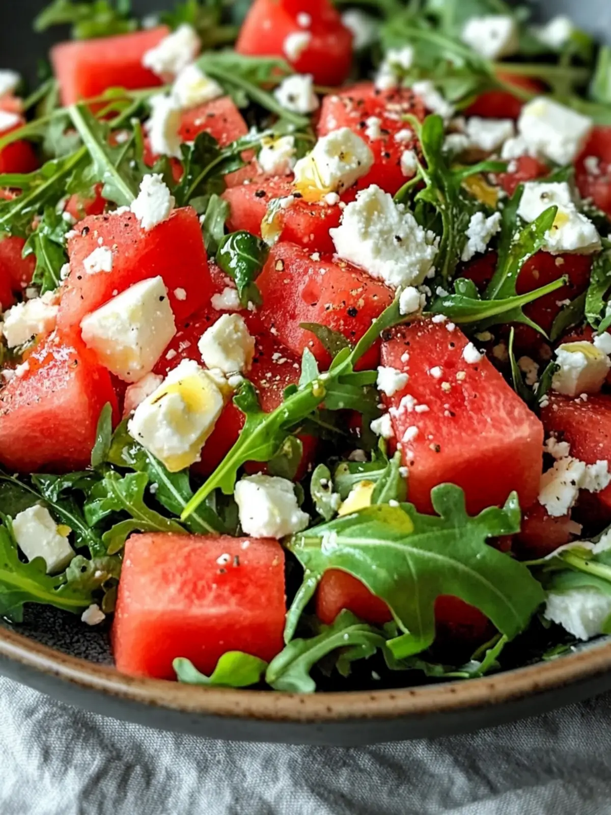 Watermelon, Feta and Arugula Salad: A Refreshing Summer Delight 5 Watermelon, Feta and Arugula Salad