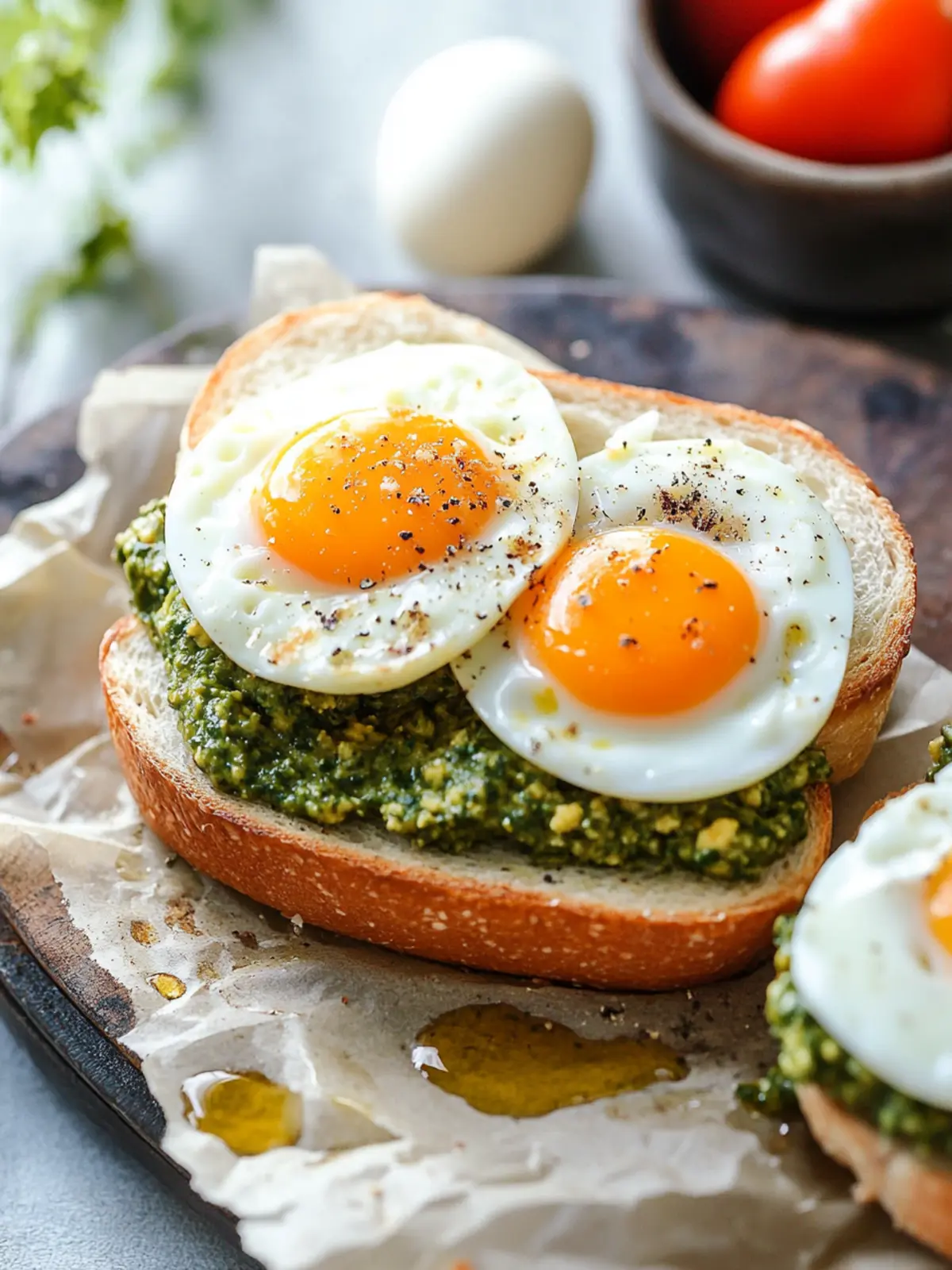 Irresistible Pesto Egg Sandwich for a Flavorful Start 5 Pesto Egg Sandwich