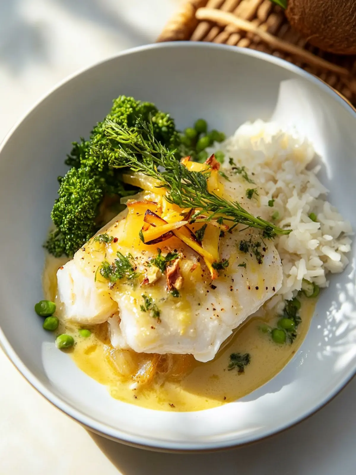 Coconut Lemongrass Poached Fish for a Flavorful Weeknight Meal 3 coconut lemongrass poached fish