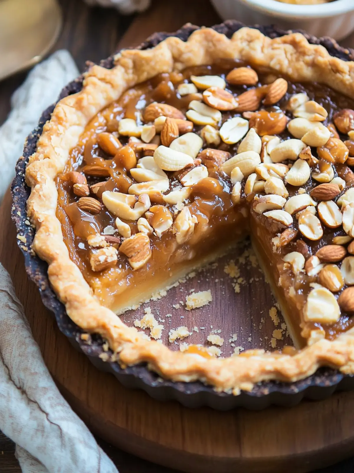 Irresistible Salted Caramel Cashew Pie for Sweet Moments 3 Salted Caramel Cashew Pie