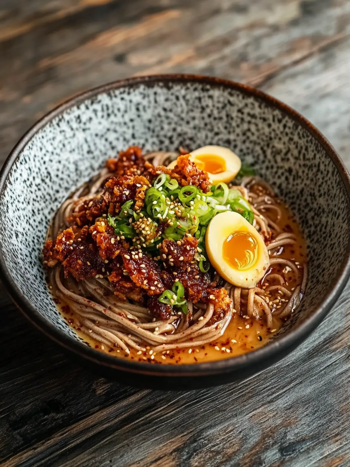 Creamy Miso Soba Noodles with Fried Pork for Cozy Nights 3 Creamy miso soba noodles with fried pork