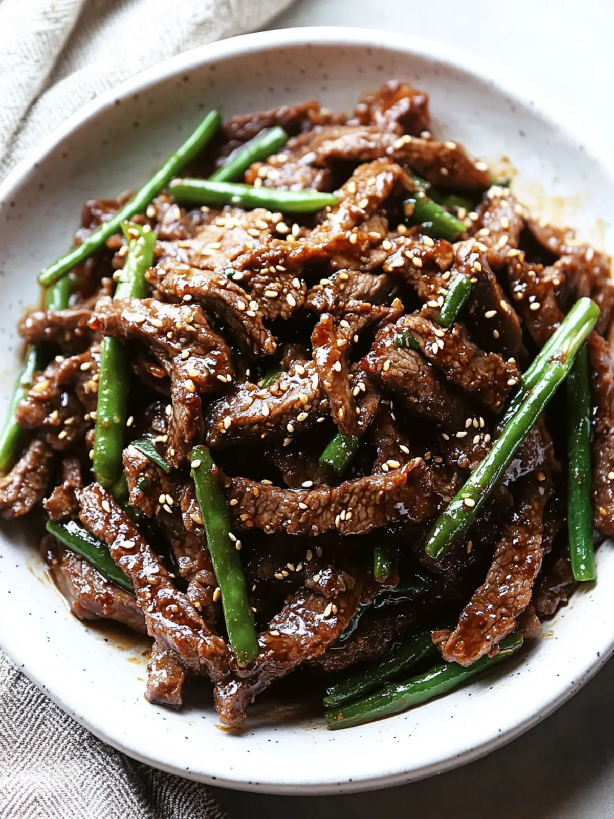 Savory Sesame-Ginger Beef Stir Fry in Just 20 Minutes 4 Sesame-Ginger Beef