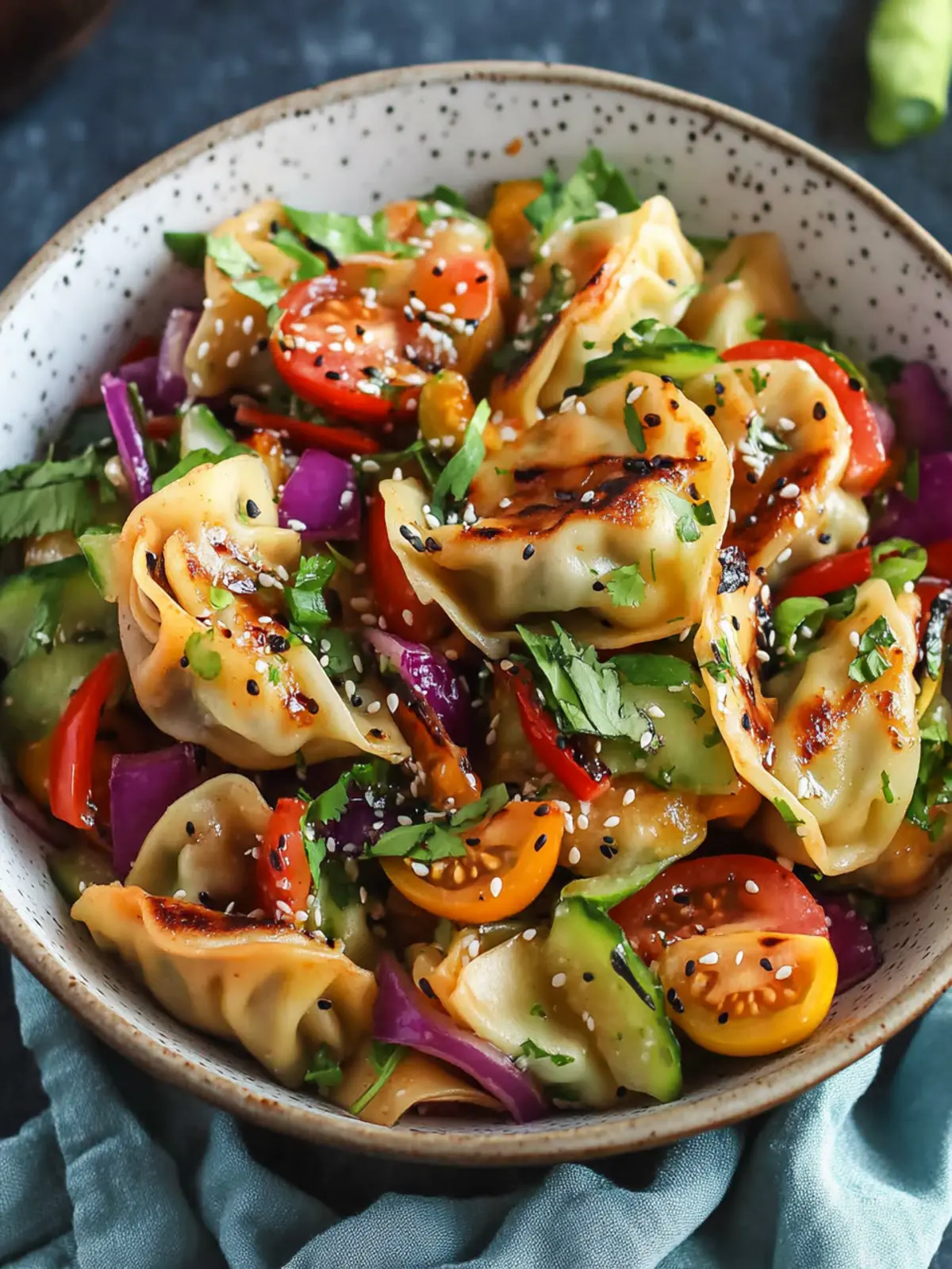 Potsticker Salad: A Fresh Twist on Classic Dumplings 2 Potsticker Salad