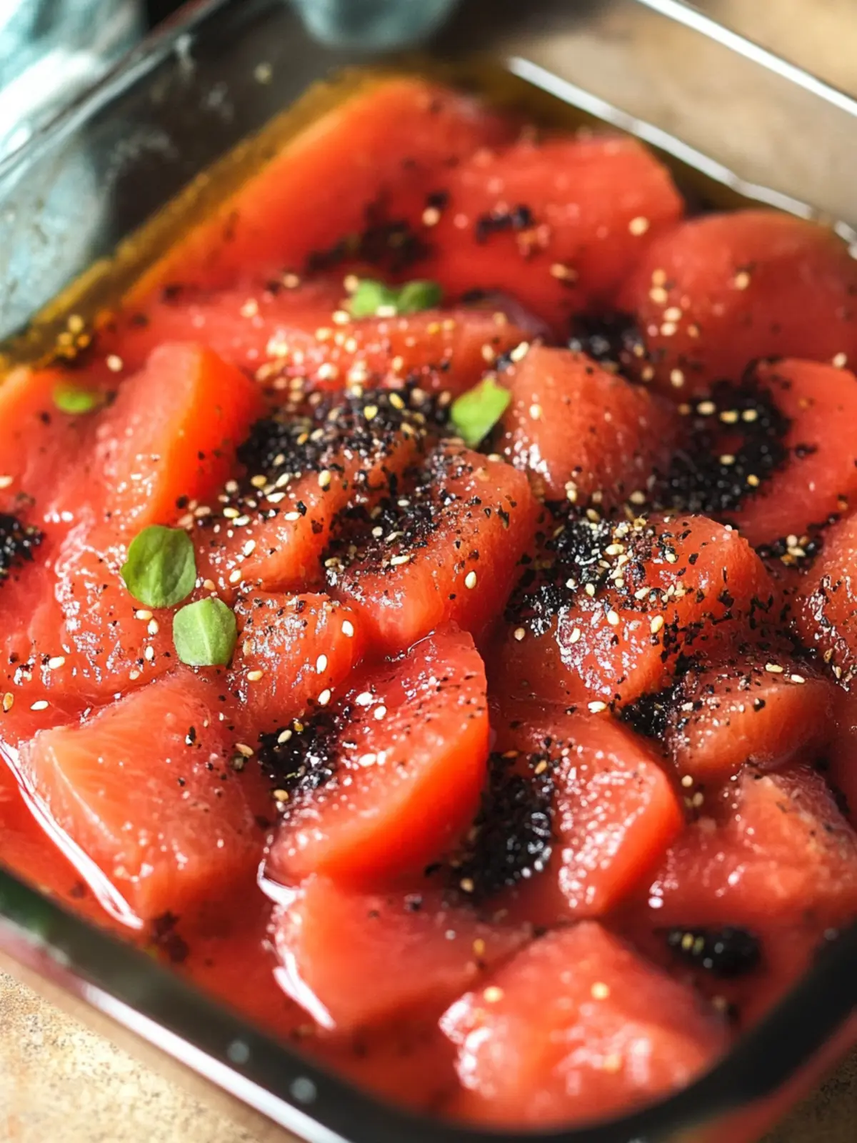 Vegan Tomato Tuna Sashimi: A Delicious Twist on Sushi Delight 5 Vegan Tomato Tuna Sashimi