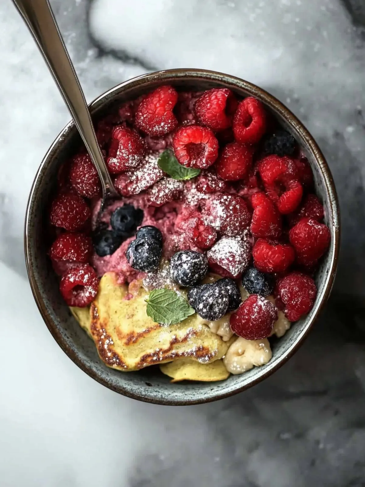 Protein-Packed Power Pancake Bowl for a Fluffy Breakfast 3 Power Pancake Bowl