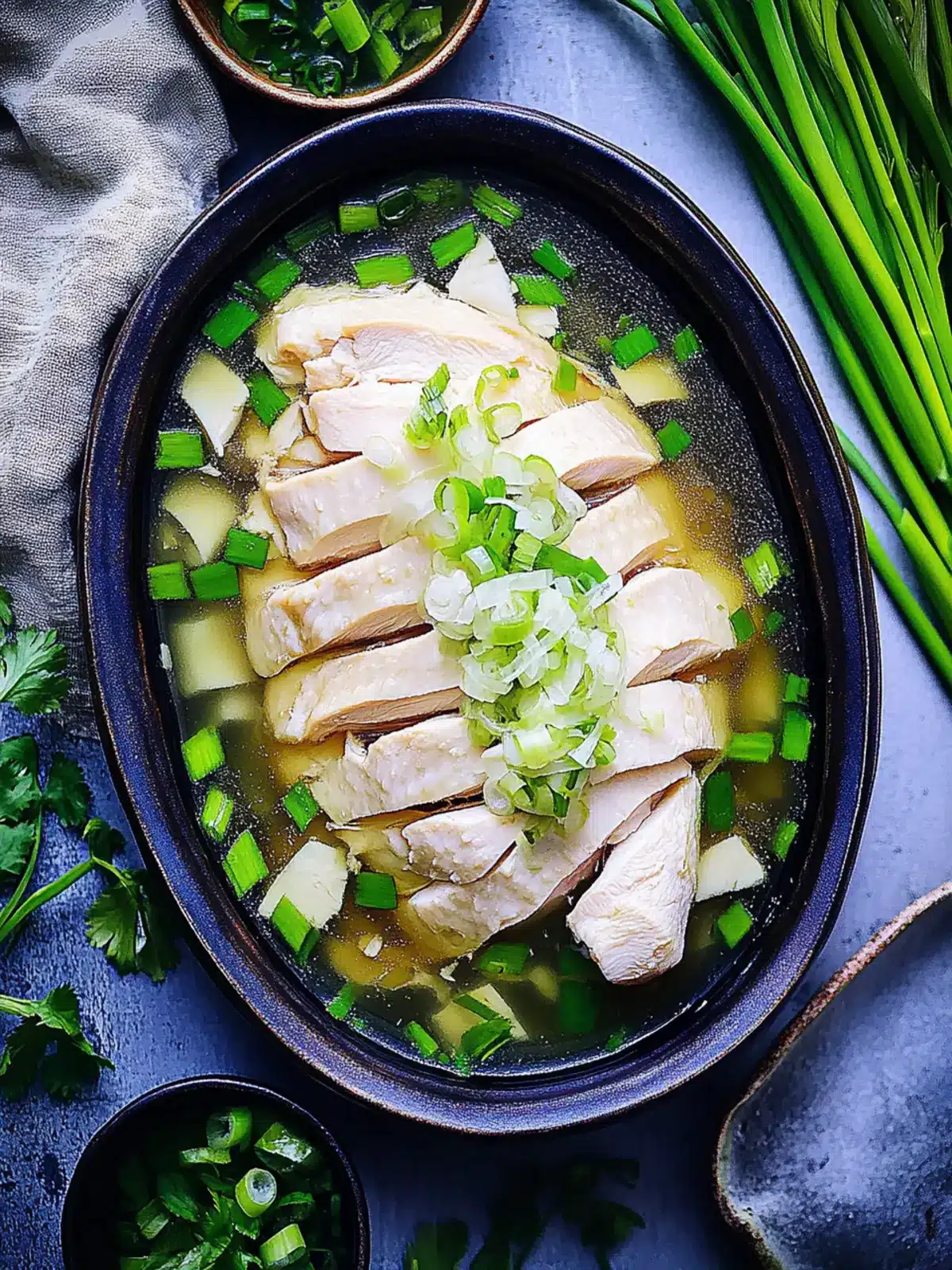 Ginger Scallion Poached Chicken: A Flavorful Home Treat 4 Ginger Scallion Poached Chicken