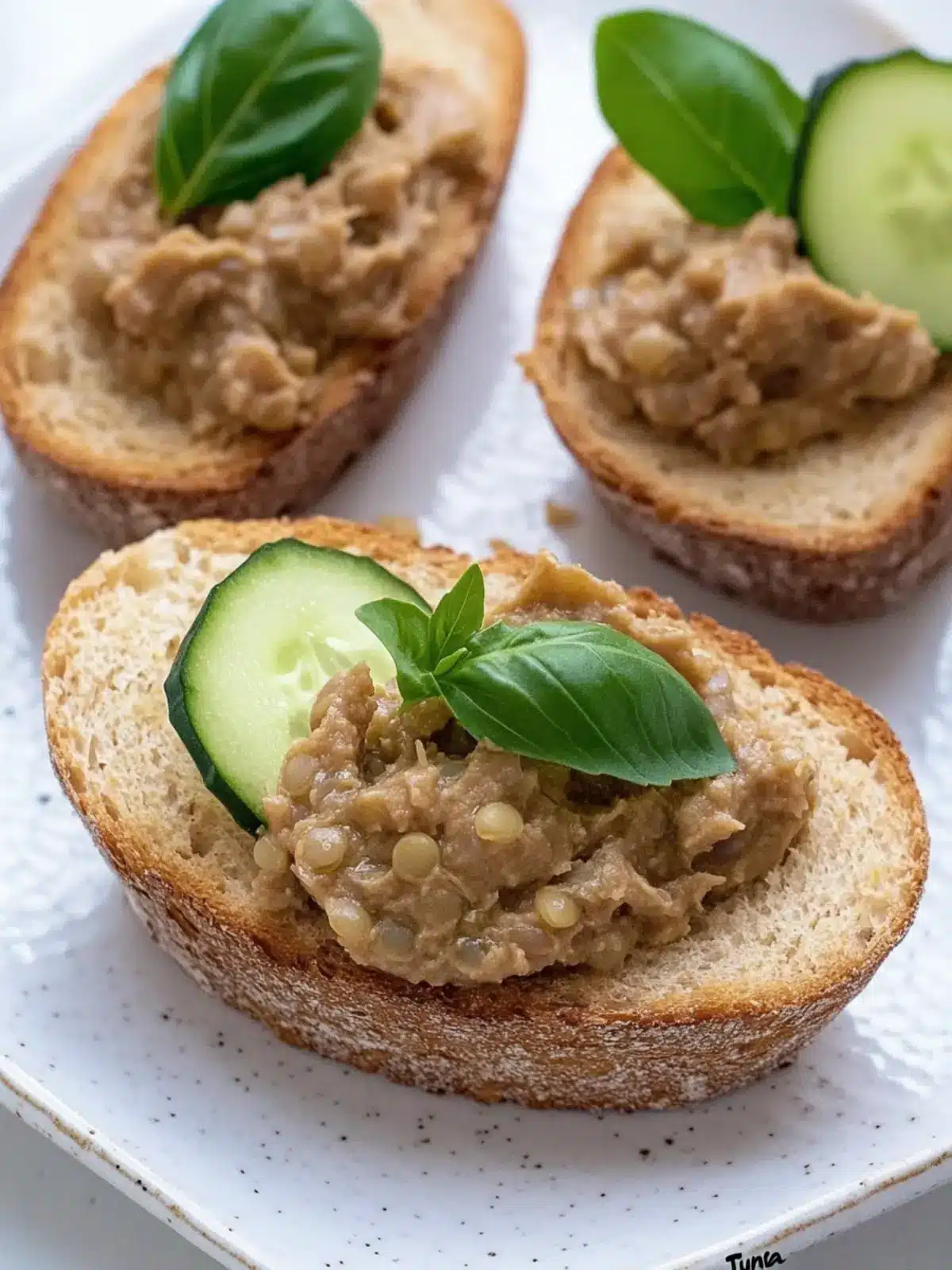 Savory Vegan Lentil Tuna Spread for Delicious Dips and Sandwiches 5 Vegan Lentil “Tuna” Spread