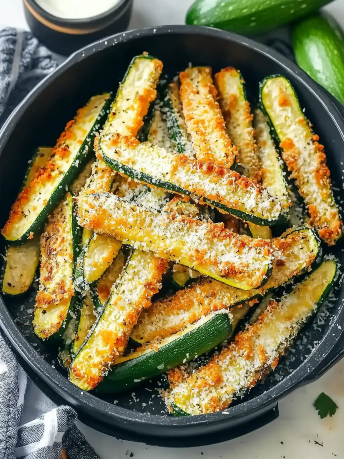 Crispy Easy Whole30 Zucchini Fries for Guilt-Free Snacking 2 Easy Whole30 Zucchini Fries