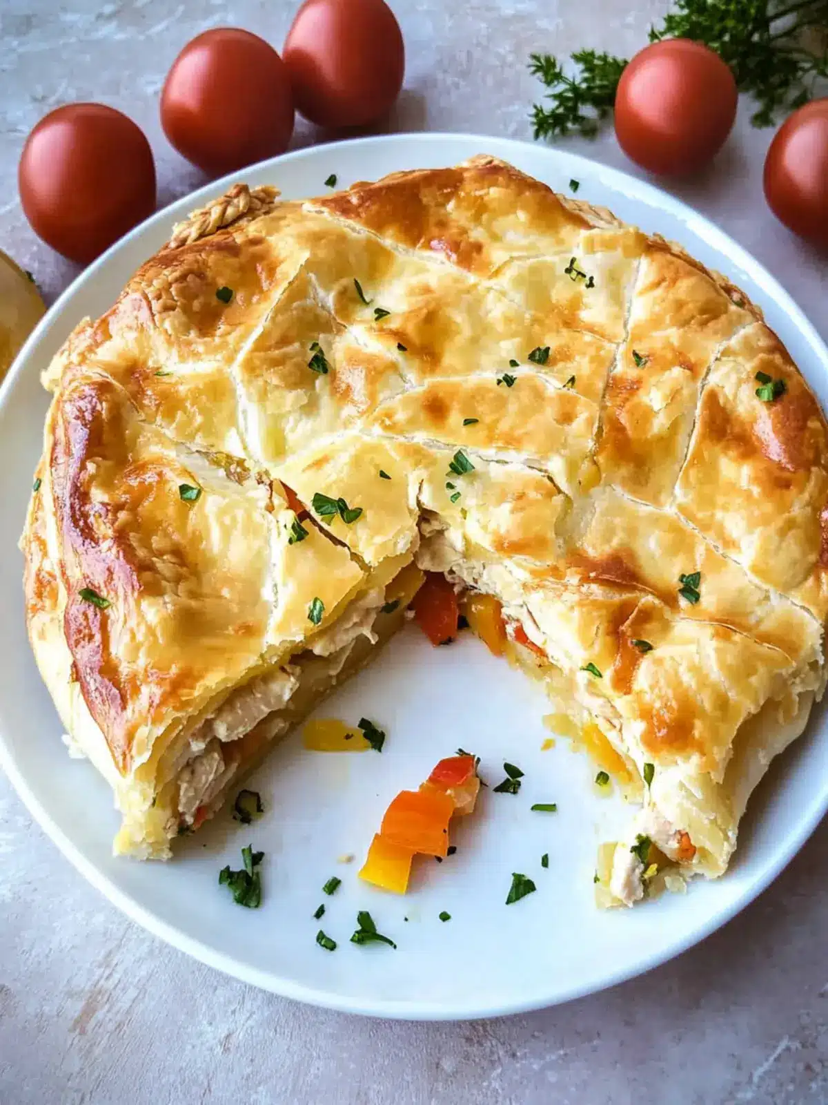 Irresistible Greek Chicken Pie (Kotopita) for Cozy Nights 2 Greek Chicken Pie (Kotopita)