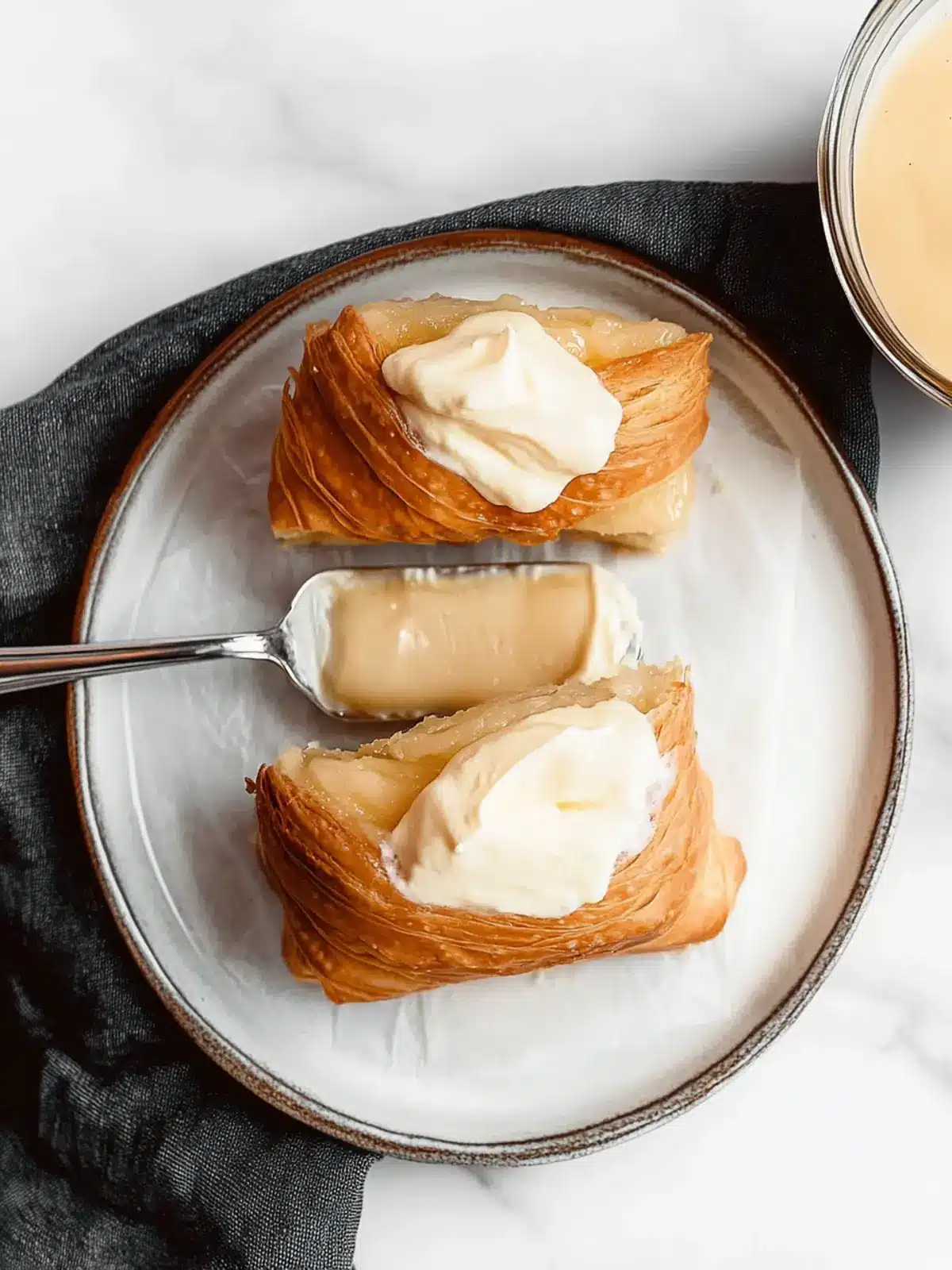 Decadent Apple Mille-Feuille with Vanilla Custard Bliss 4 Apple Mille-Feuille with Vanilla Custard