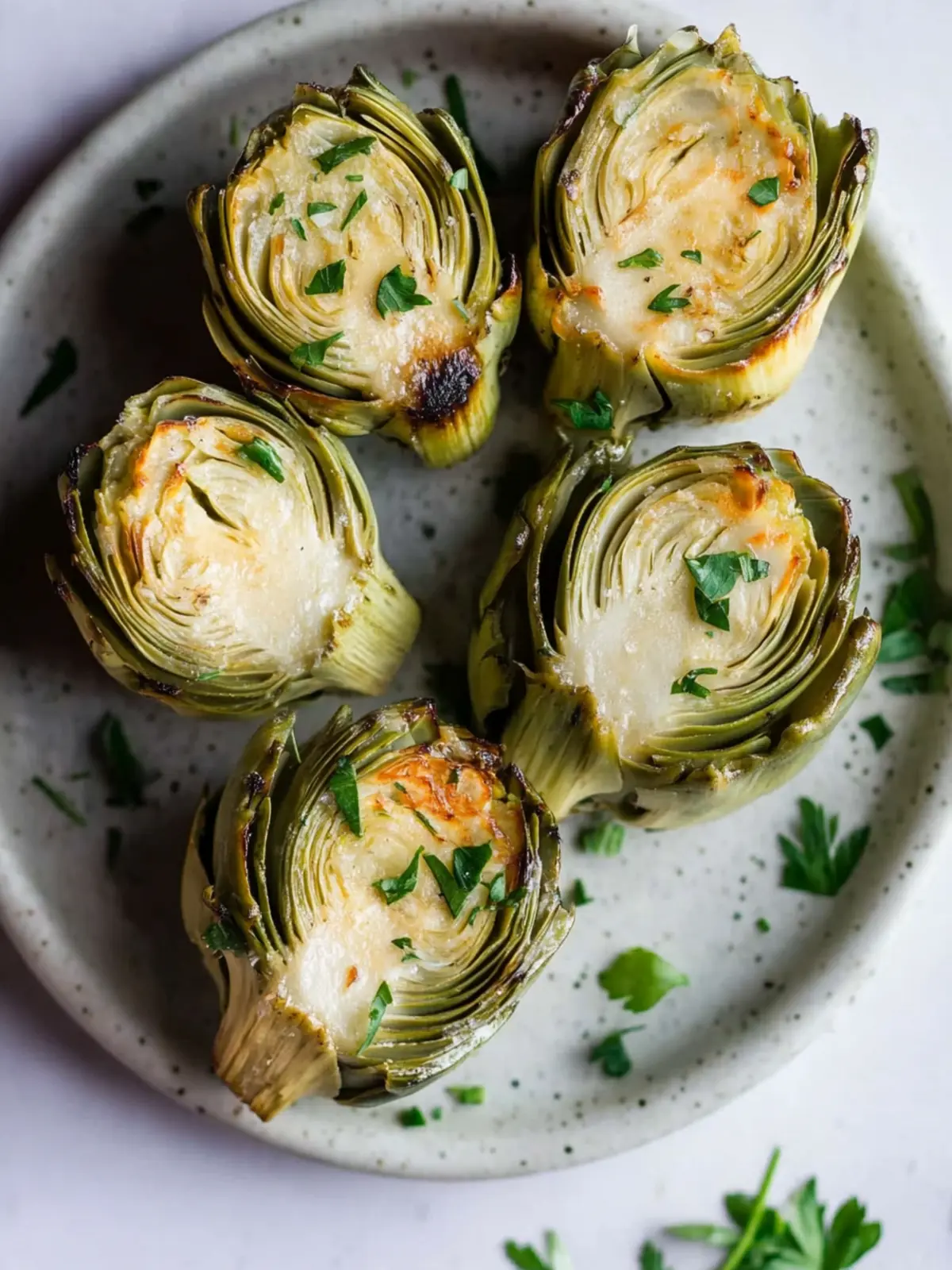 Delicious Artichoke Bottoms Stuffed with Cheesy Goodness 4 Artichoke Bottoms