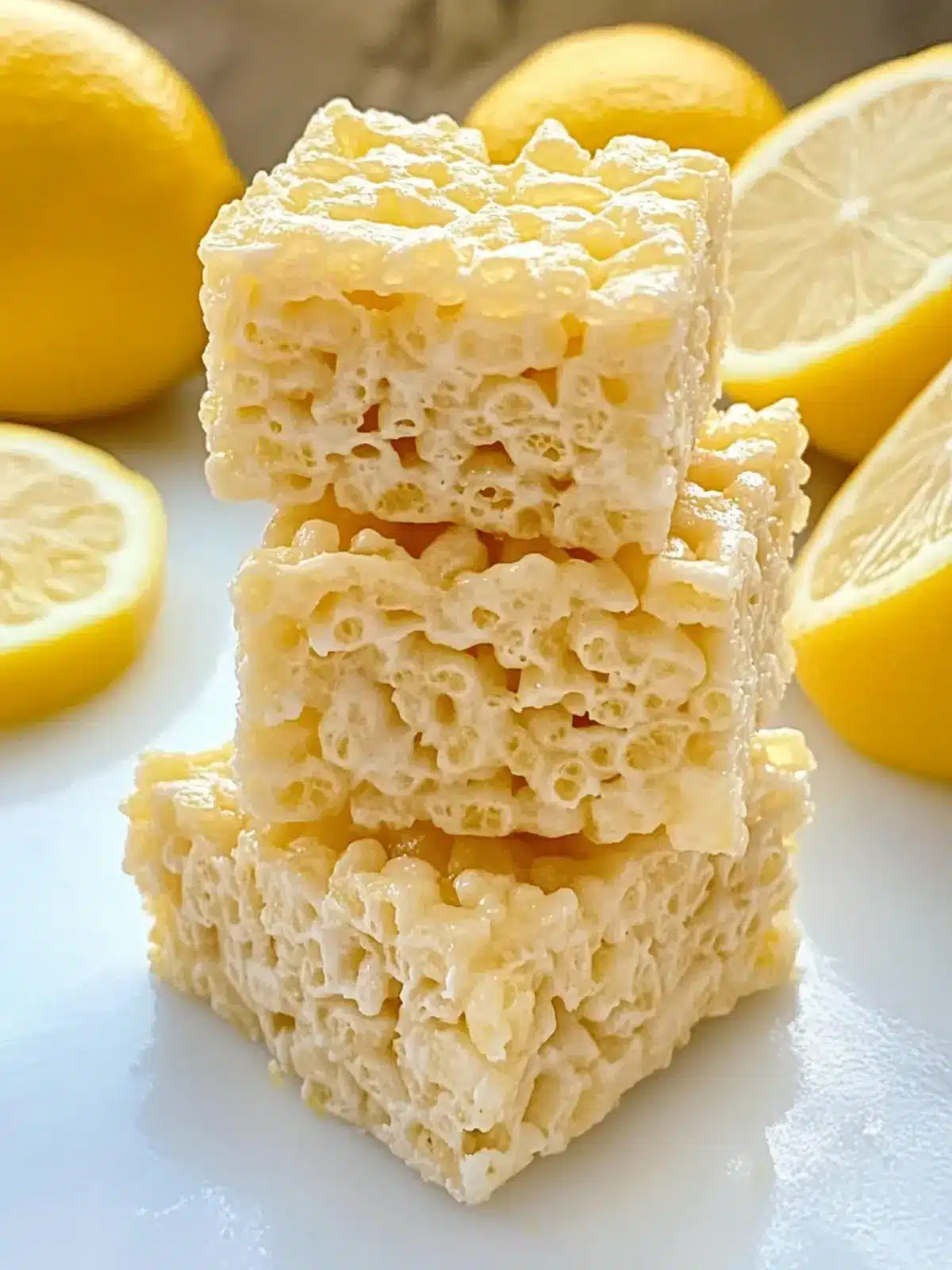 Lemon Rice Krispy Treats: A Zesty No-Bake Delight 5 Lemon Rice Krispy Treats