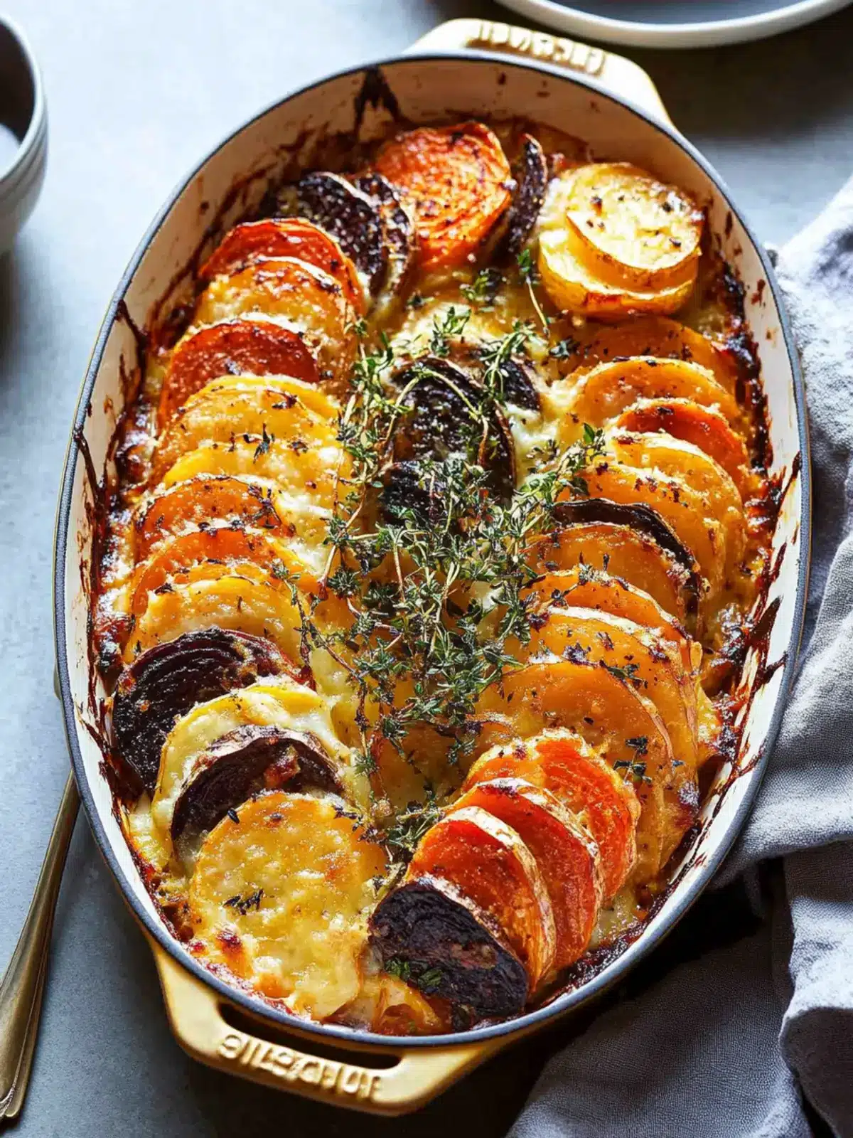 Heavenly Cheesy Root Vegetable Gratin for Cozy Gatherings 2 Cheesy Root Vegetable Gratin