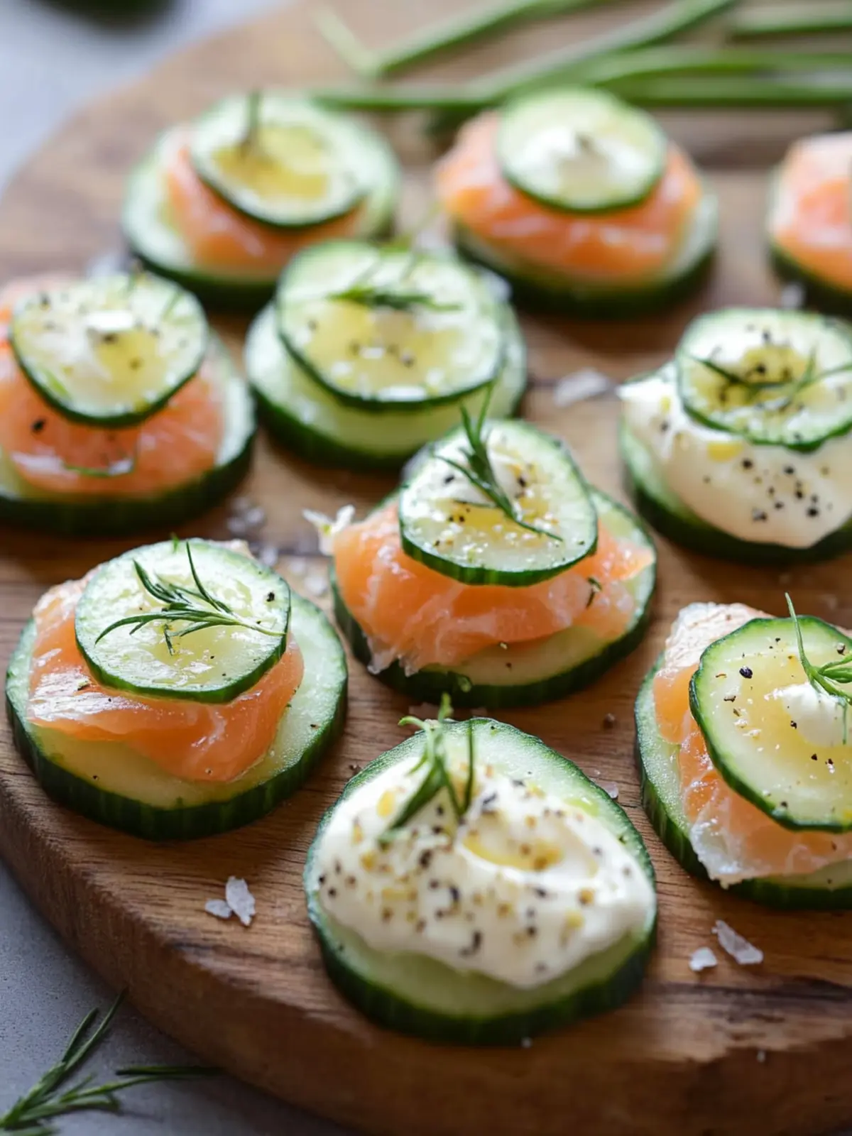 Cucumber Smoked Salmon Bites: Your Quick, No-Cook Delight 2 Cucumber Smoked Salmon Bites