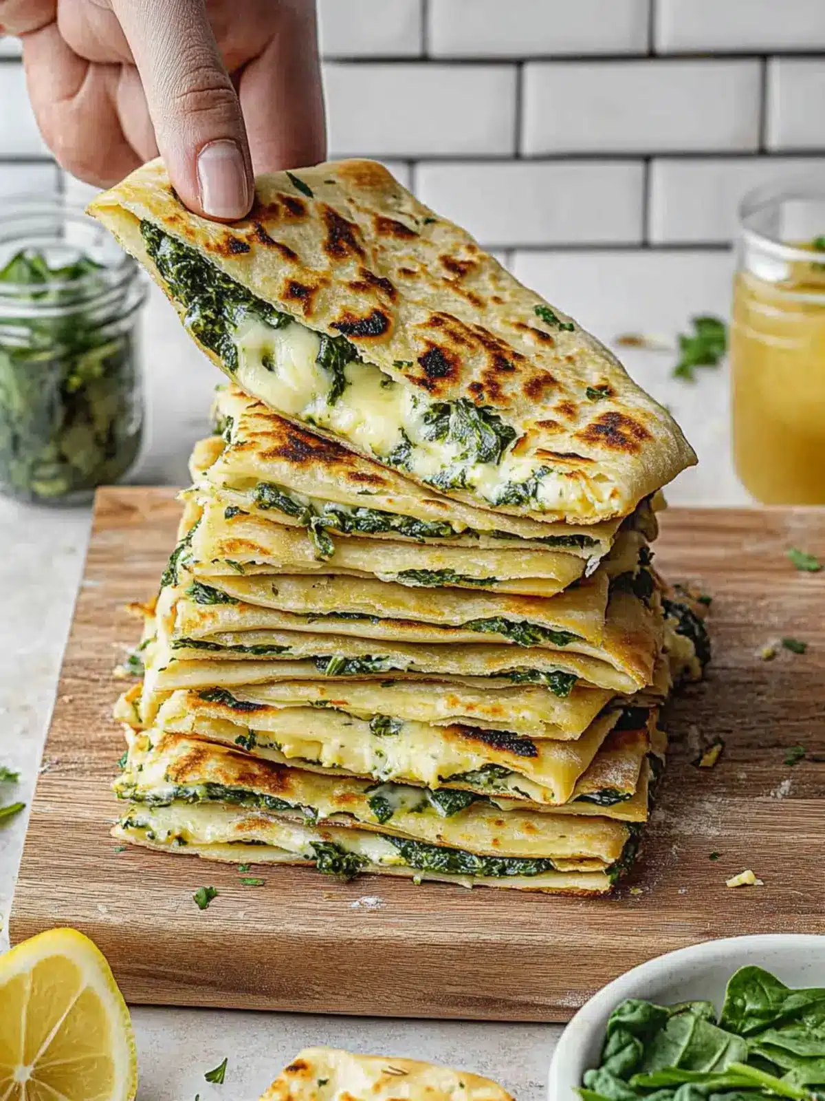 Gozleme Spinach and Cheese Flatbread That Will Wow Your Lunch 4 Gozleme Spinach And Cheese Flatbread