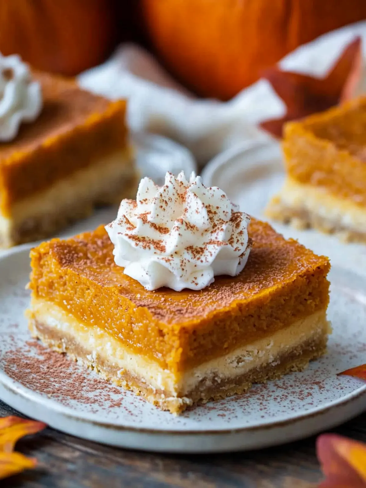 Delicious Pumpkin Pie Bars with a Melt-in-Your-Mouth Crust 5 Pumpkin Pie Bars